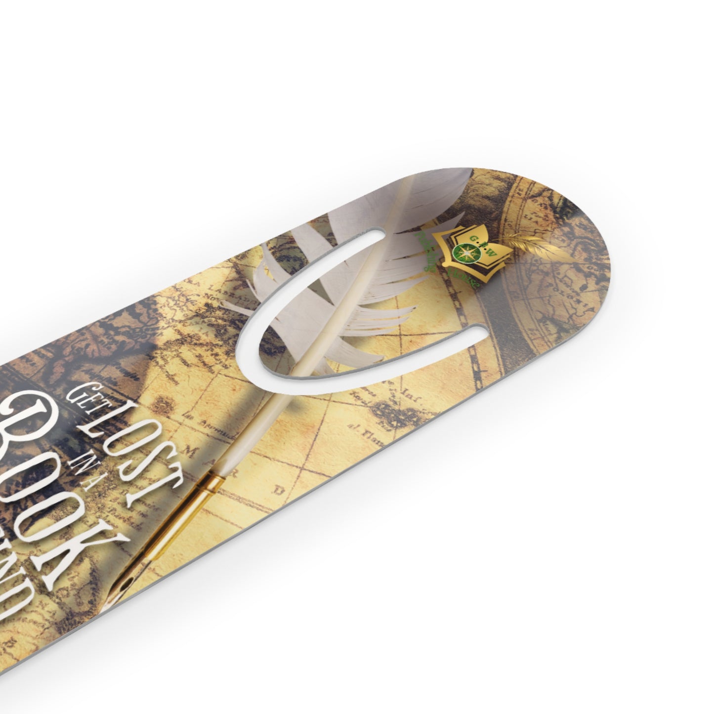 GBW Find Yourself Aluminum Bookmark