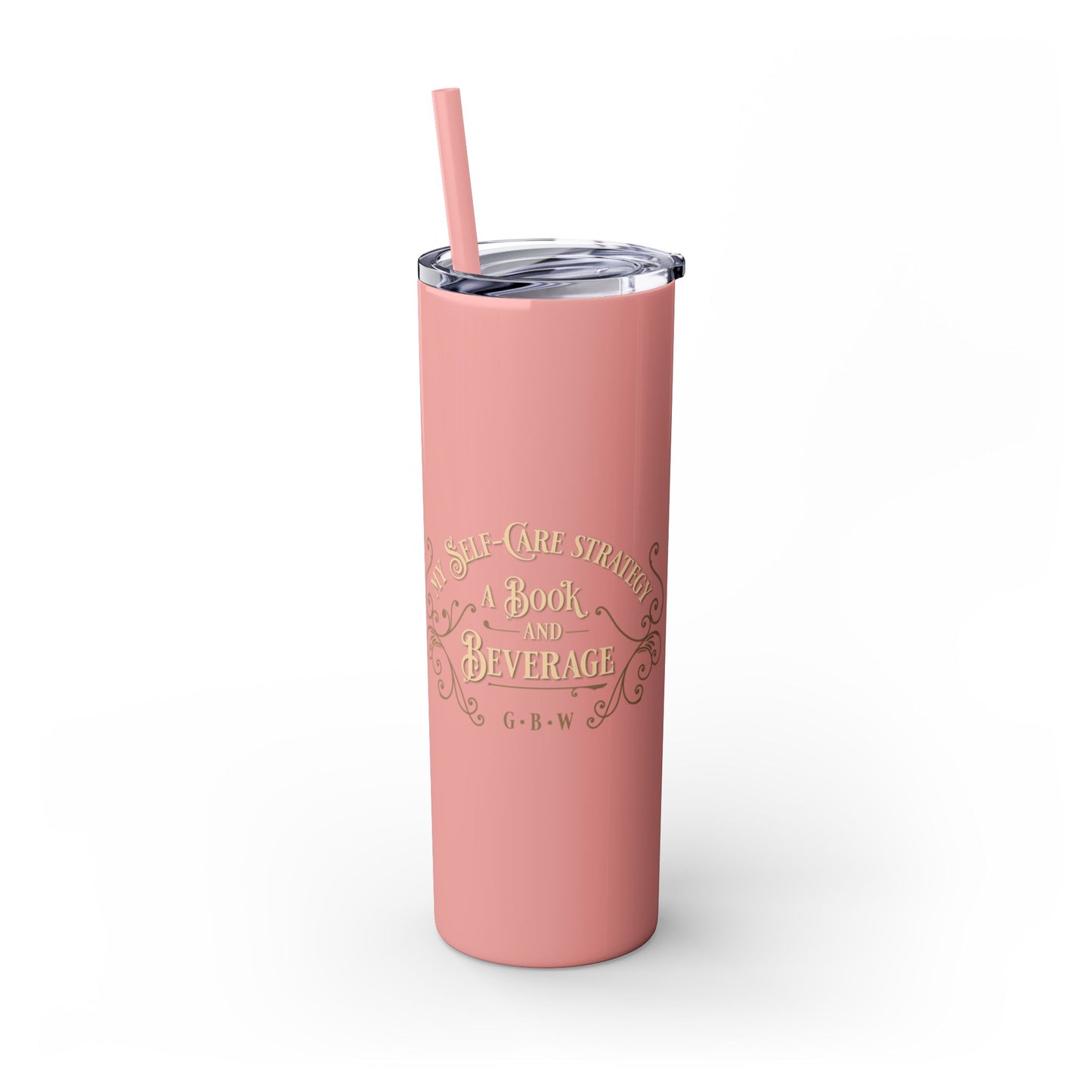 SAMPLE Book & Beverage Skinny Tumbler, 20oz
