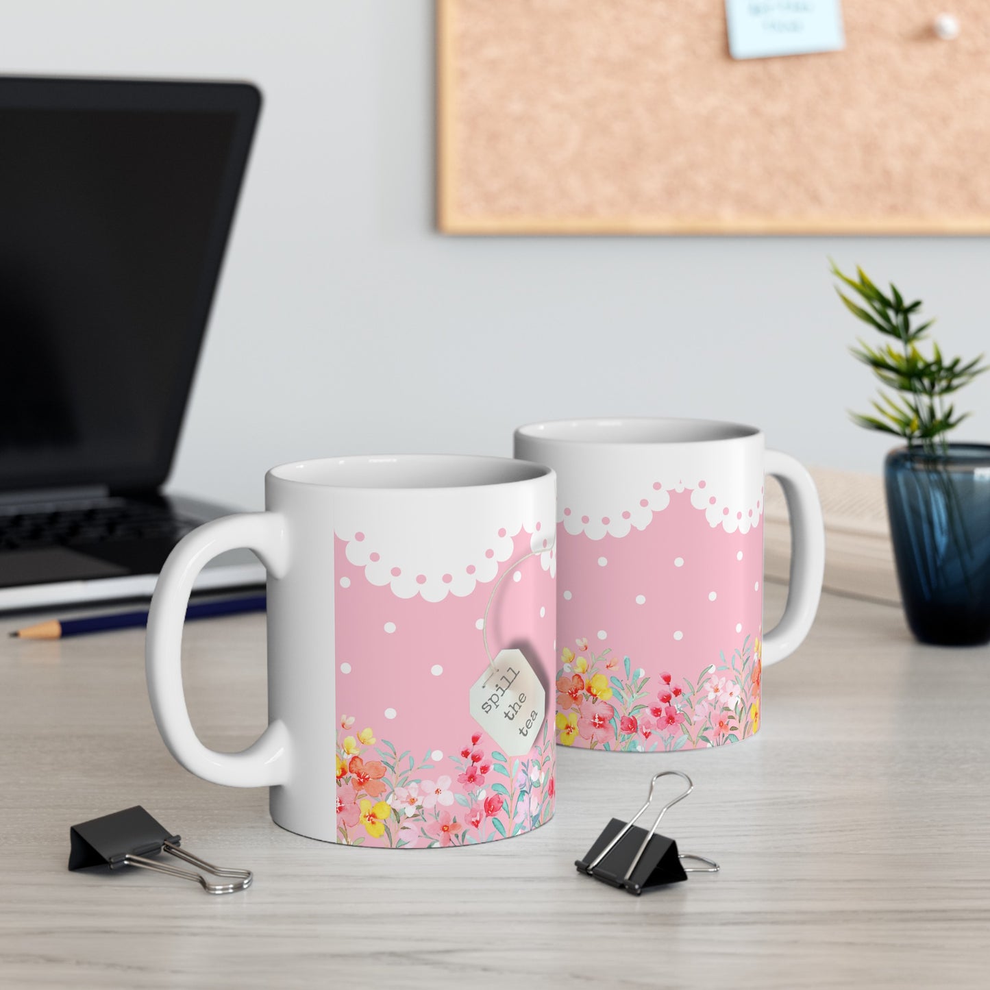 Spill the Tea Ceramic Mug, 11oz