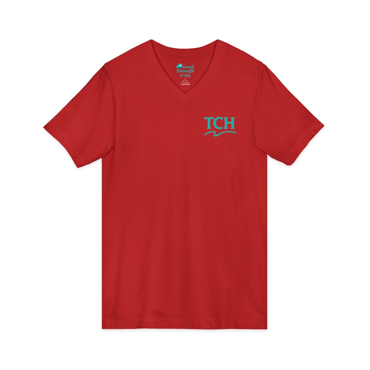 TCH Chest Logo V-Neck Tee