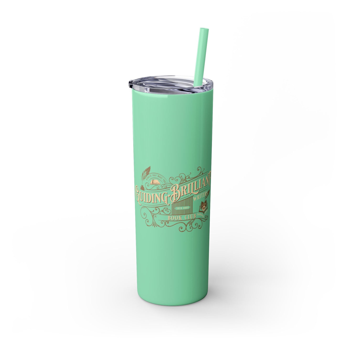 SAMPLE Book & Beverage Skinny Tumbler, 20oz