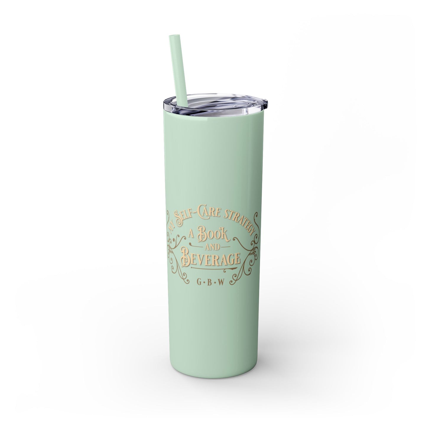 SAMPLE Book & Beverage Skinny Tumbler, 20oz