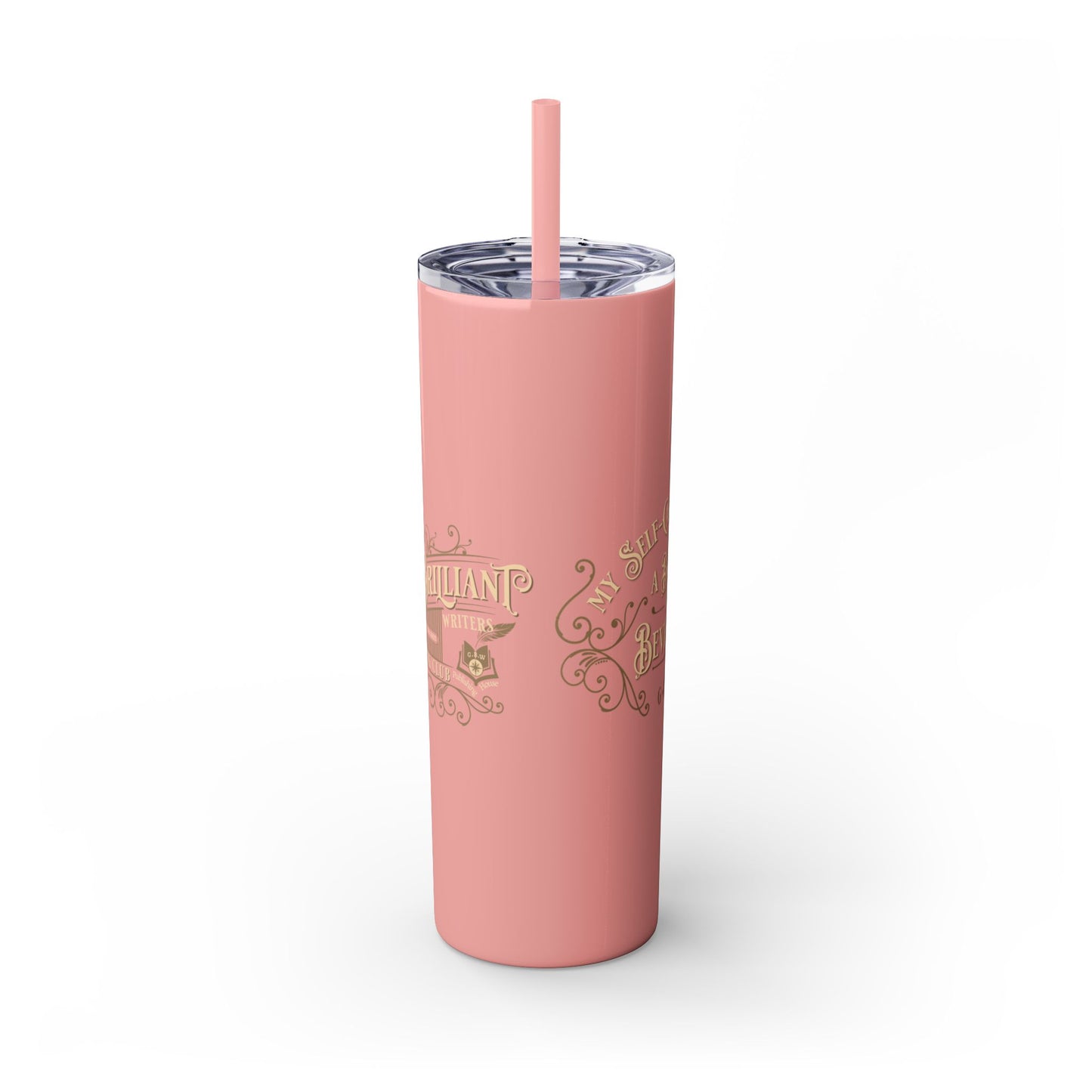 SAMPLE Book & Beverage Skinny Tumbler, 20oz