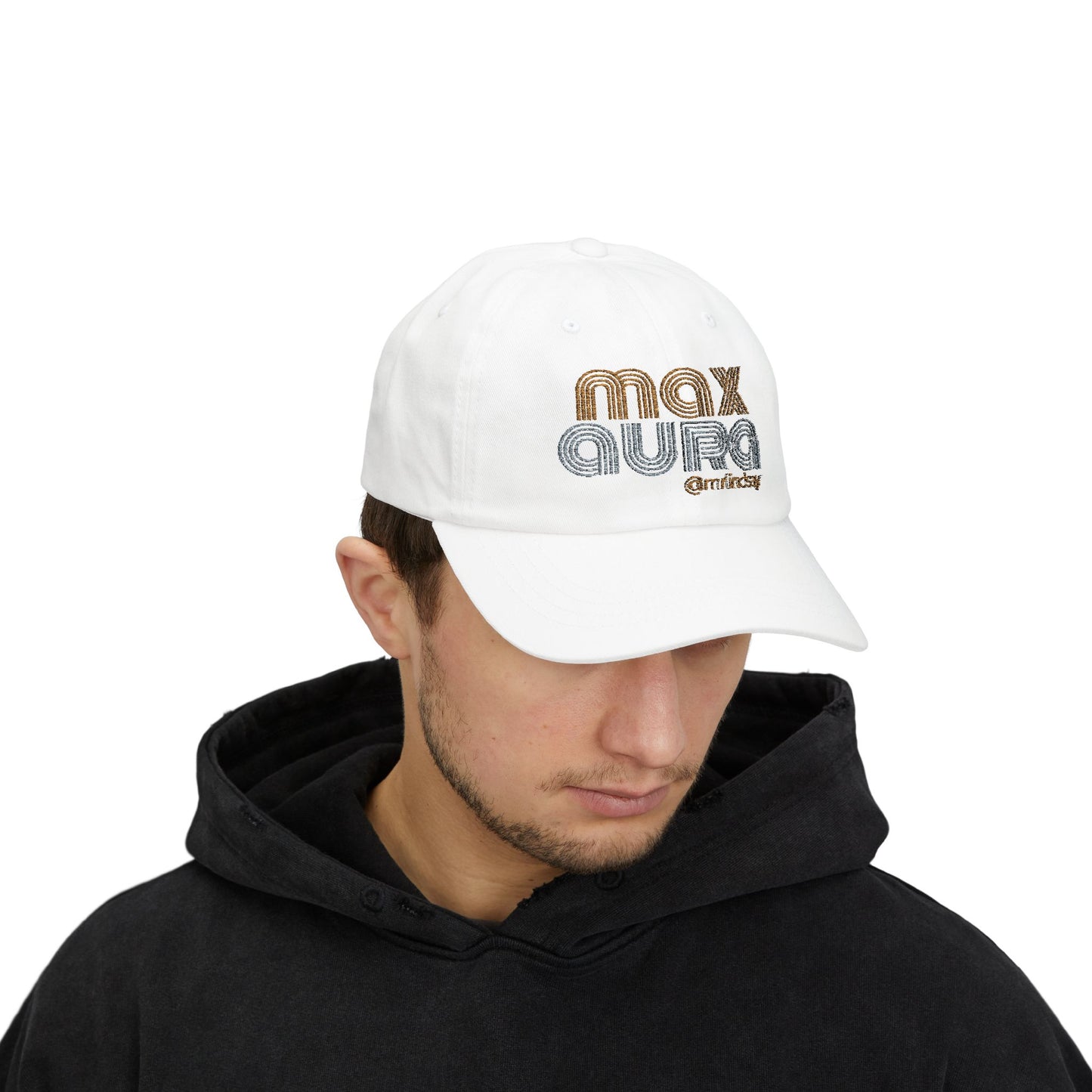 Mr. Lindsay Embroidered Max Aura Dad Cap