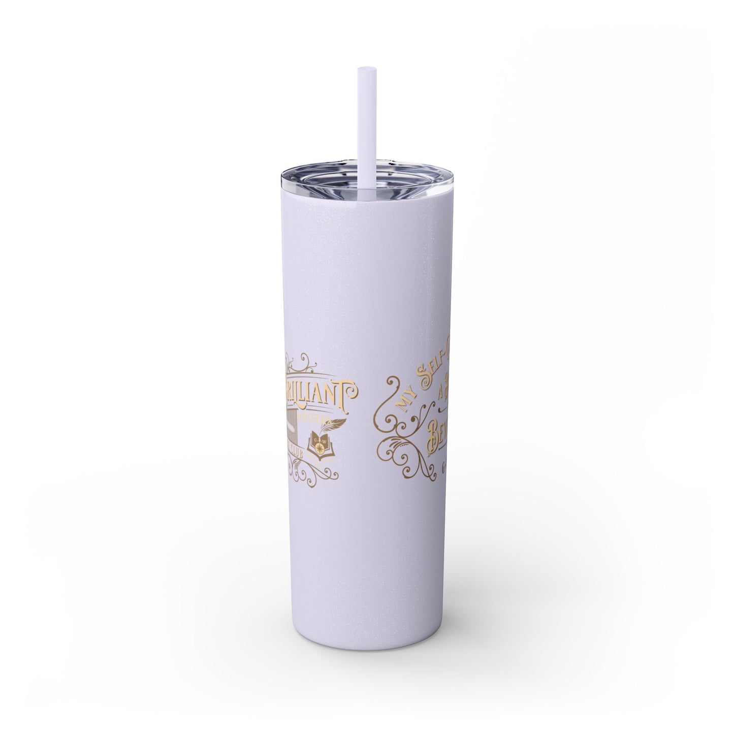 SAMPLE Book & Beverage Skinny Tumbler, 20oz