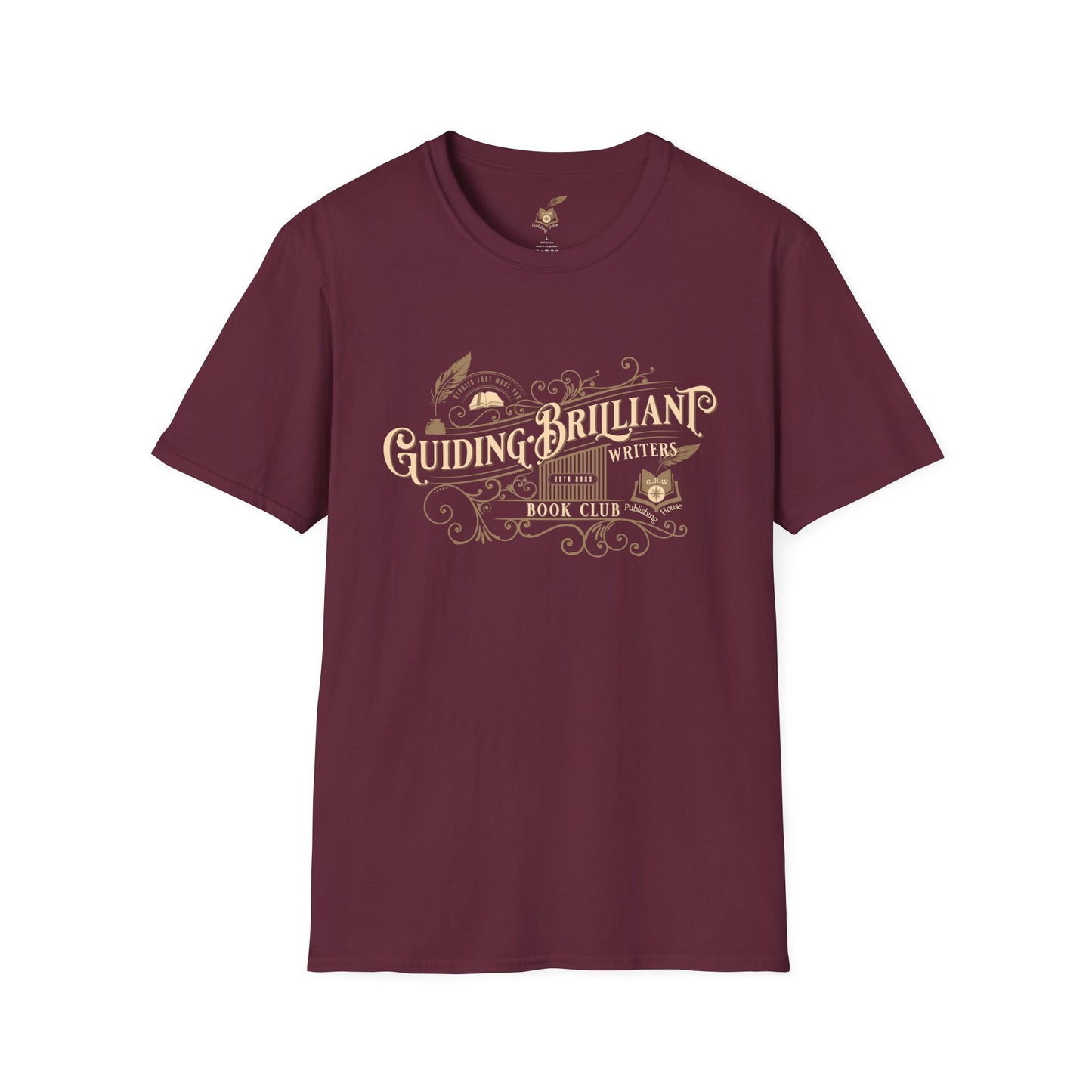 Guiding Brilliant Writers Book Club T-Shirt