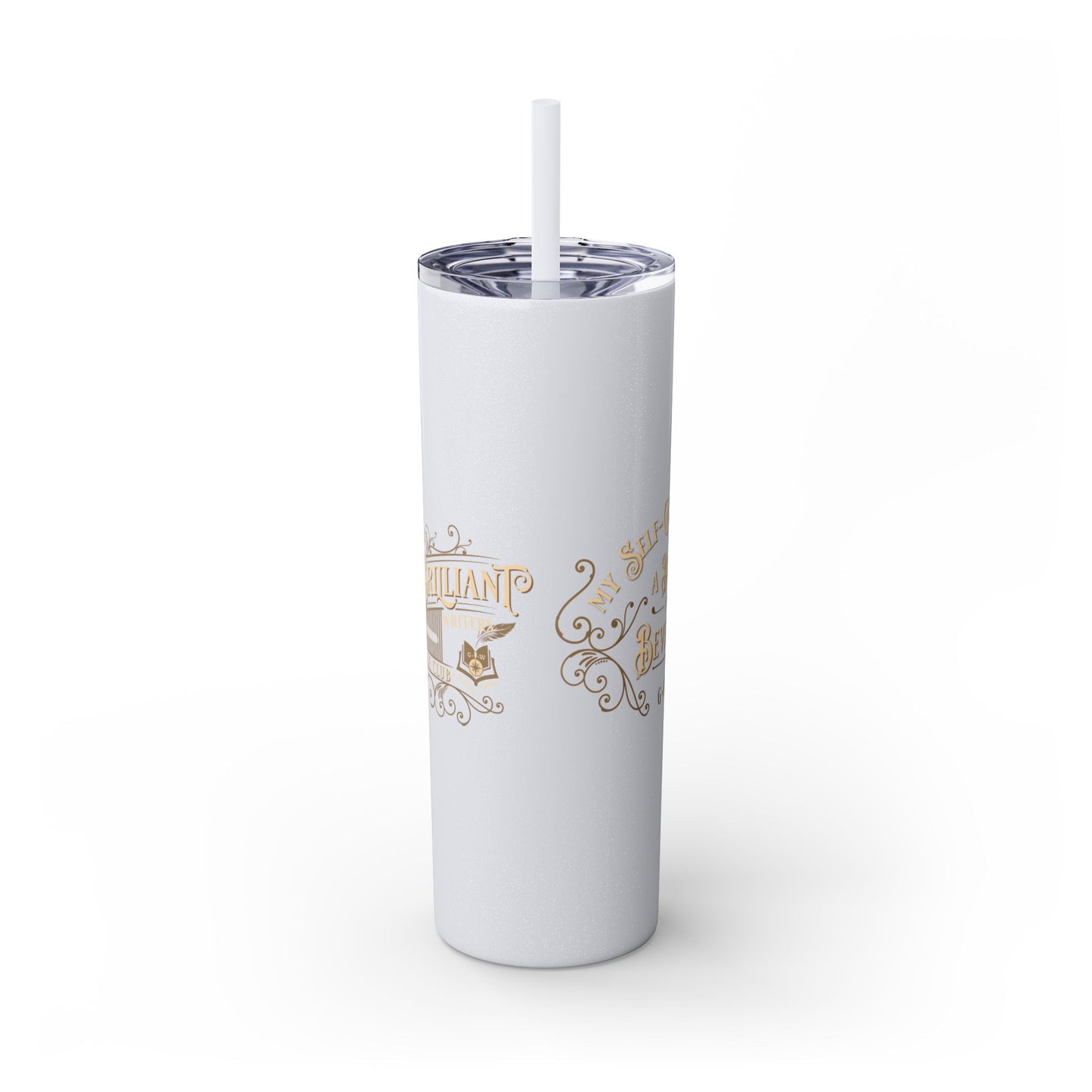SAMPLE Book & Beverage Skinny Tumbler, 20oz