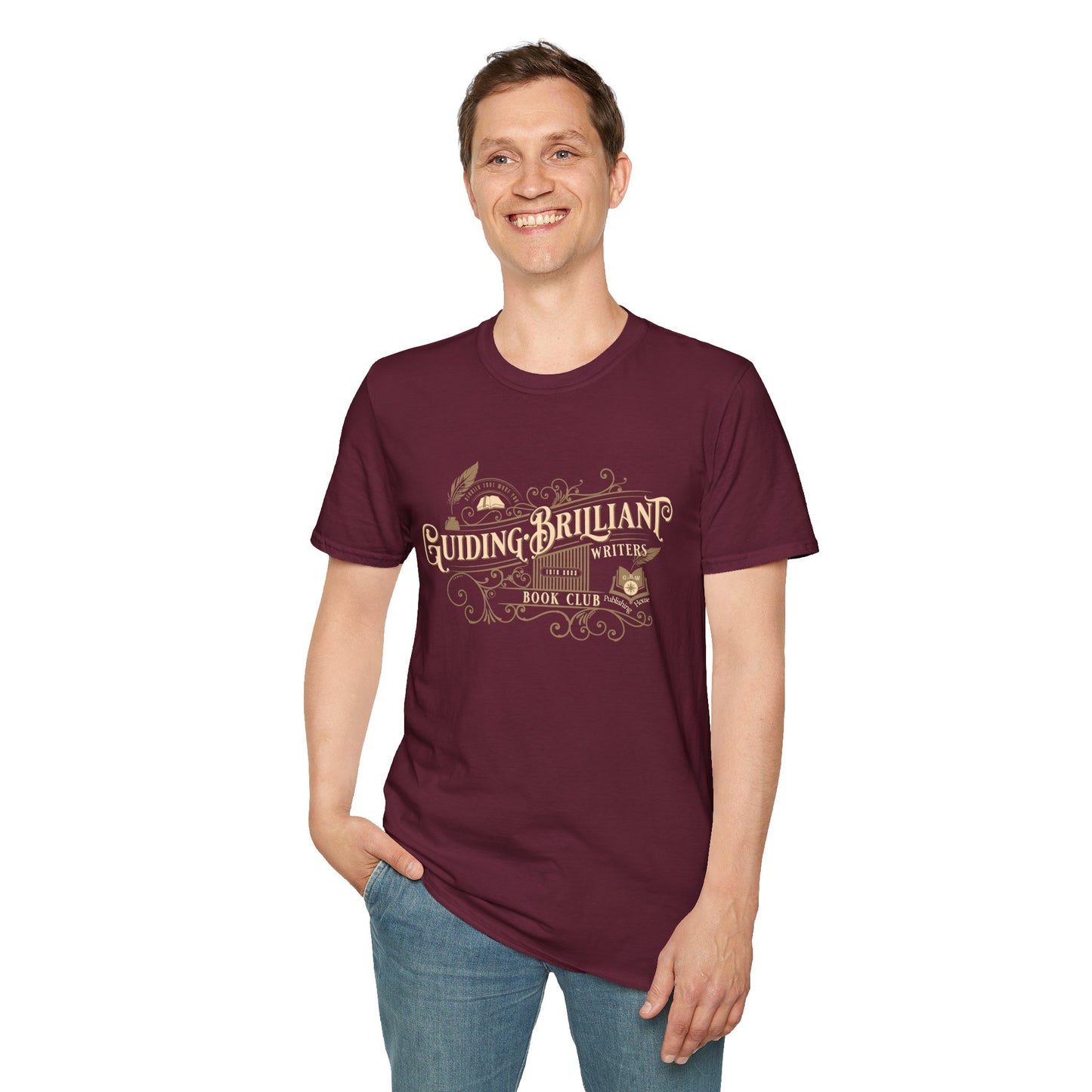 Guiding Brilliant Writers Book Club T-Shirt