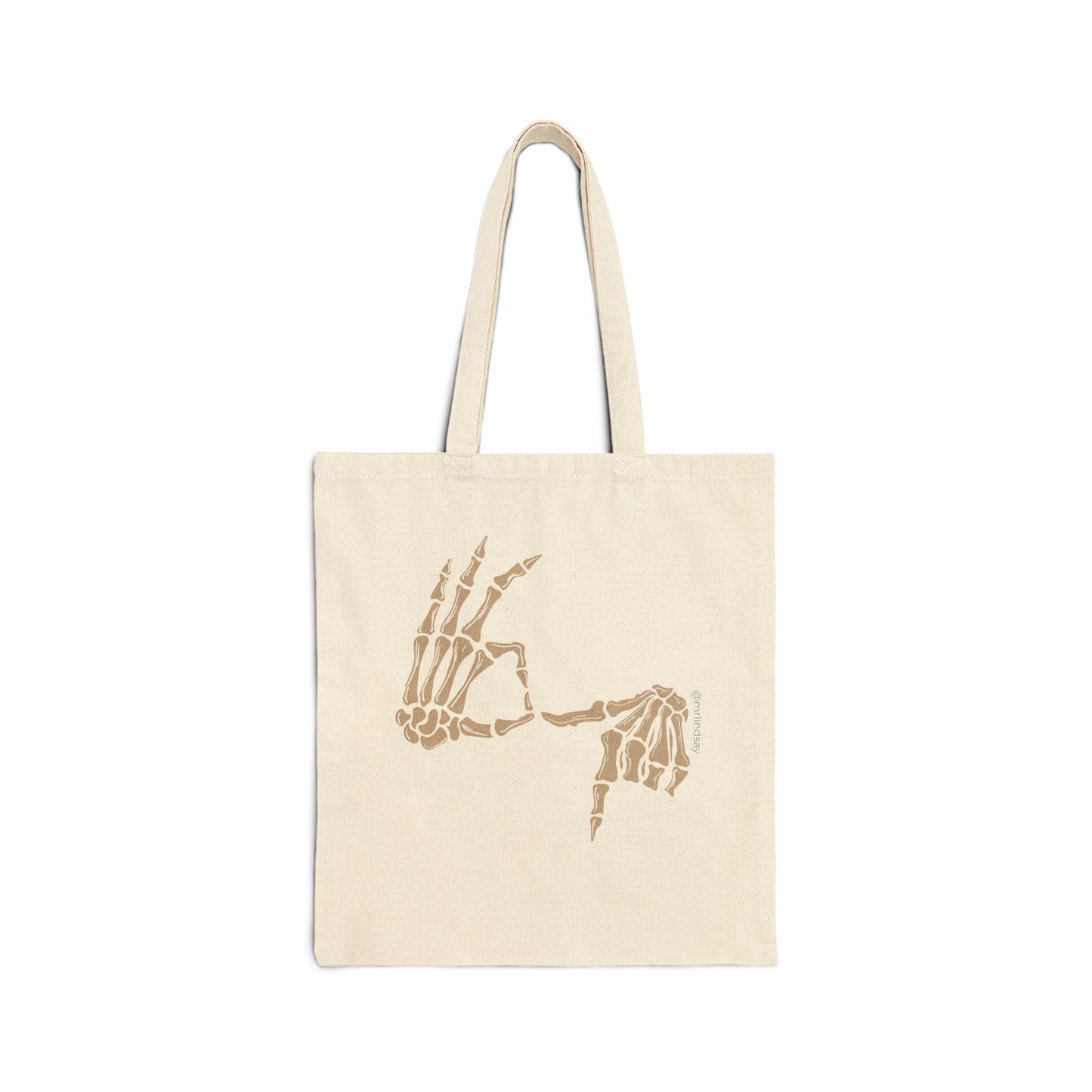 Mr. Lindsay Certified 67 Skeleton Canvas Tote Bag