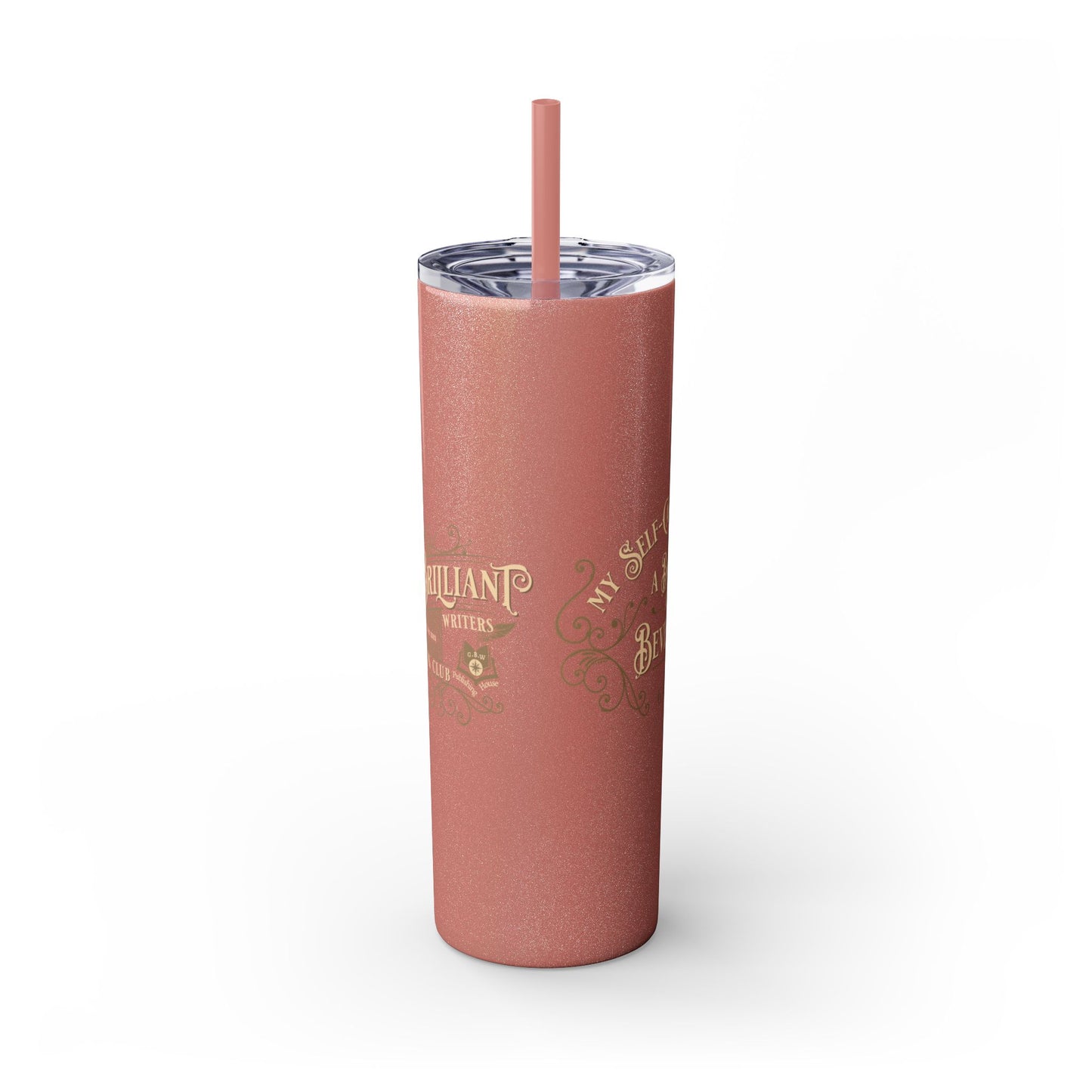 SAMPLE Book & Beverage Skinny Tumbler, 20oz