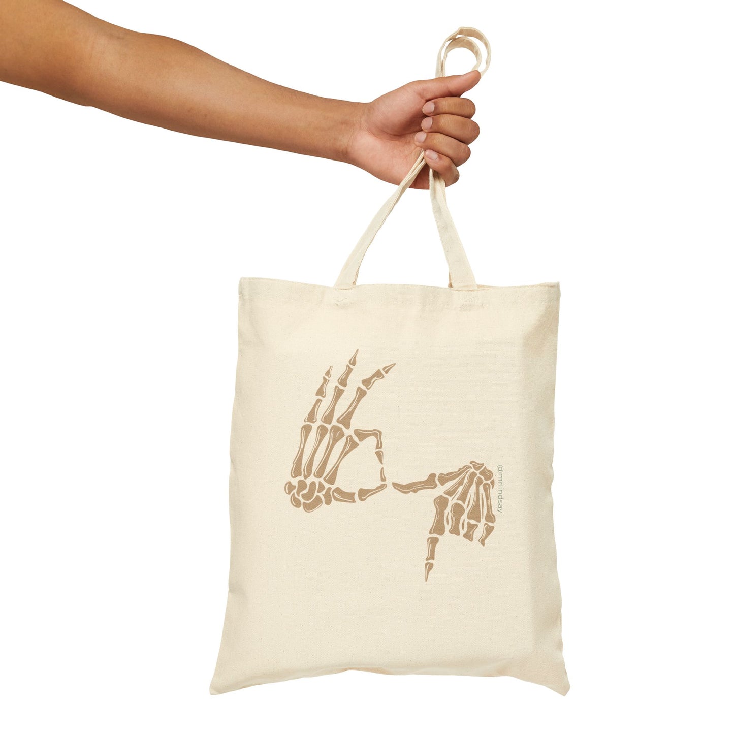 Mr. Lindsay Certified 67 Skeleton Canvas Tote Bag