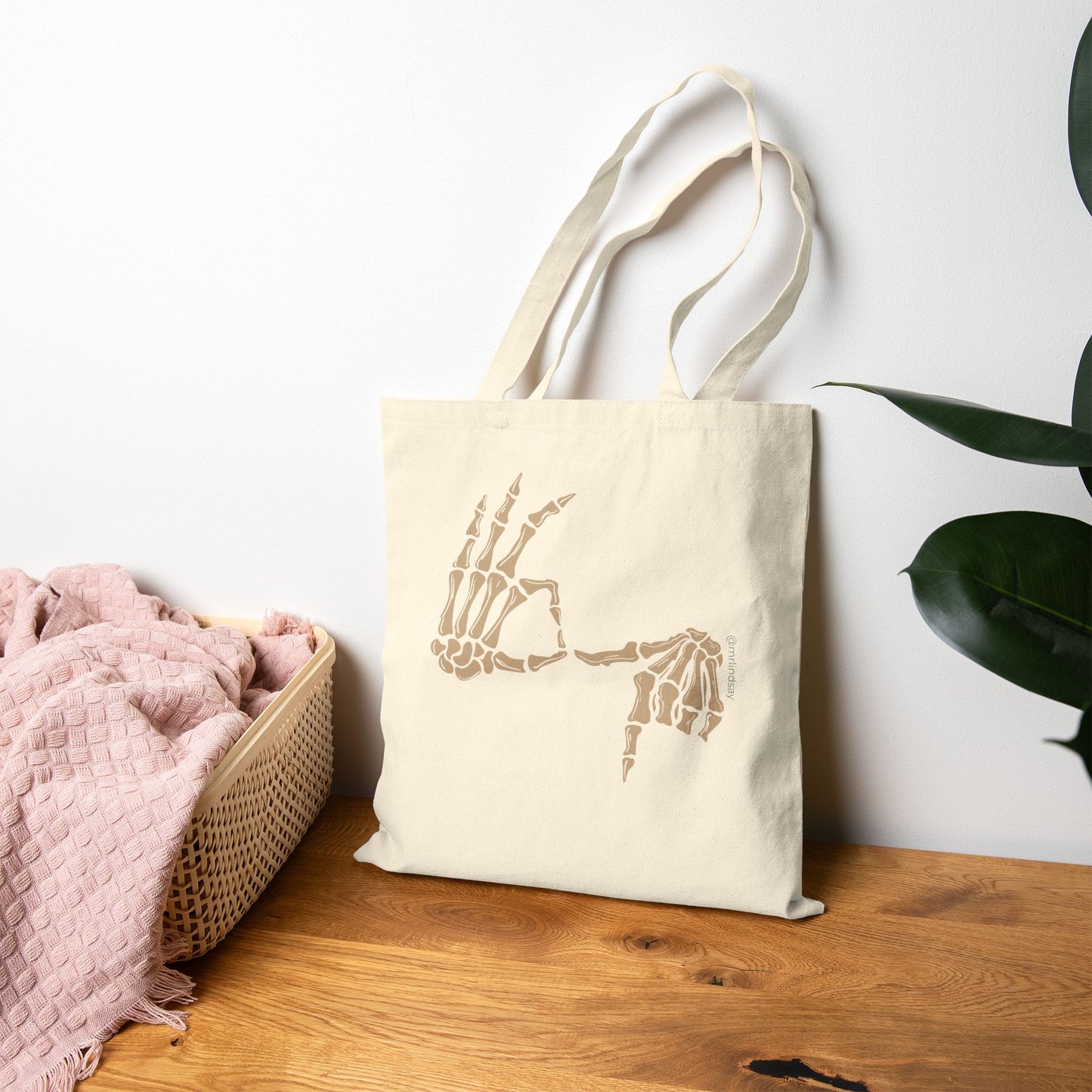 Mr. Lindsay Certified 67 Skeleton Canvas Tote Bag