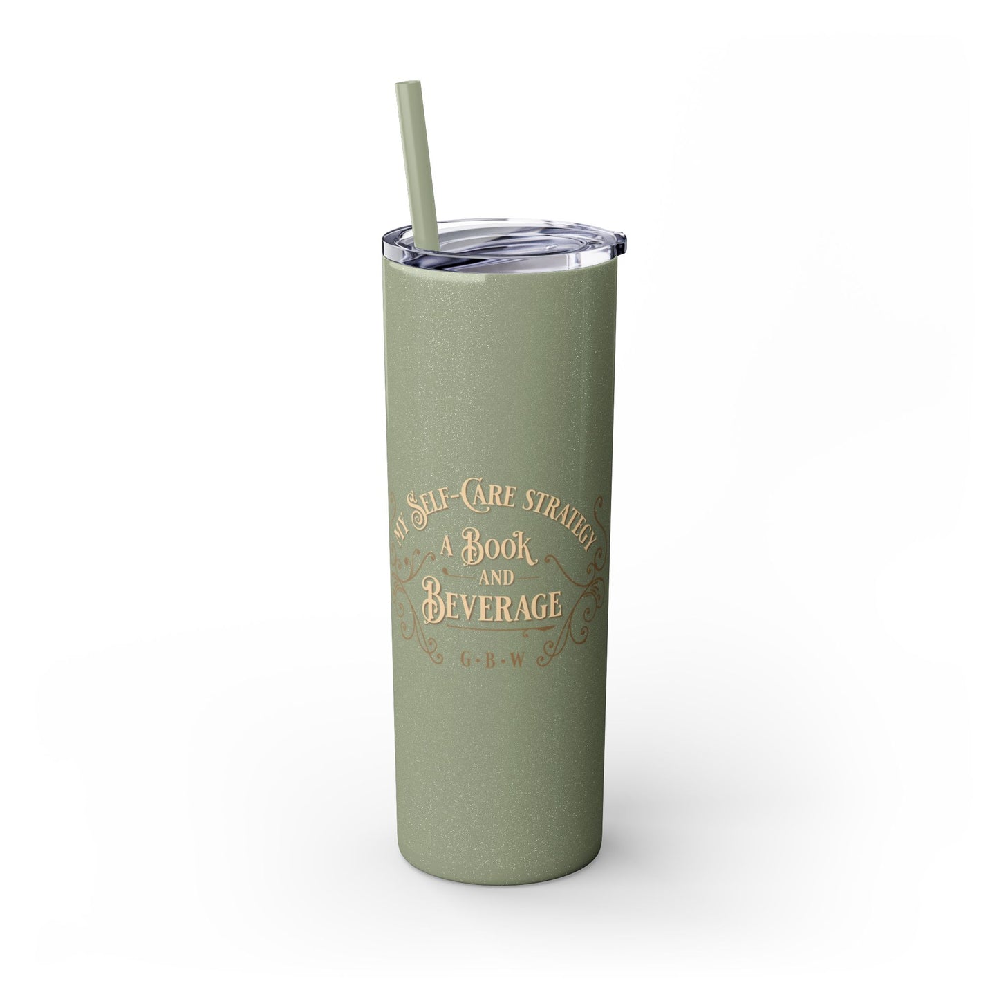 SAMPLE Book & Beverage Skinny Tumbler, 20oz
