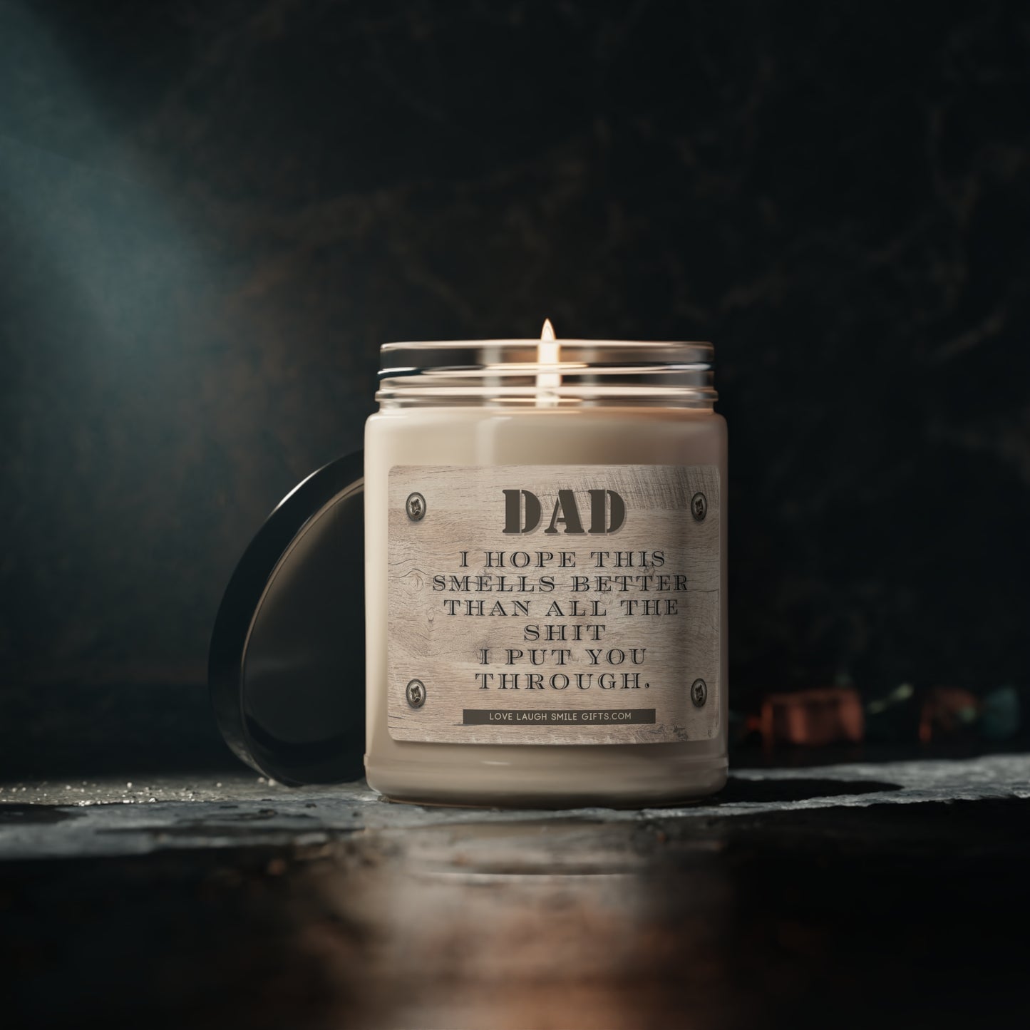 Better than Shit Scented Soy Candle, 9oz for Dad