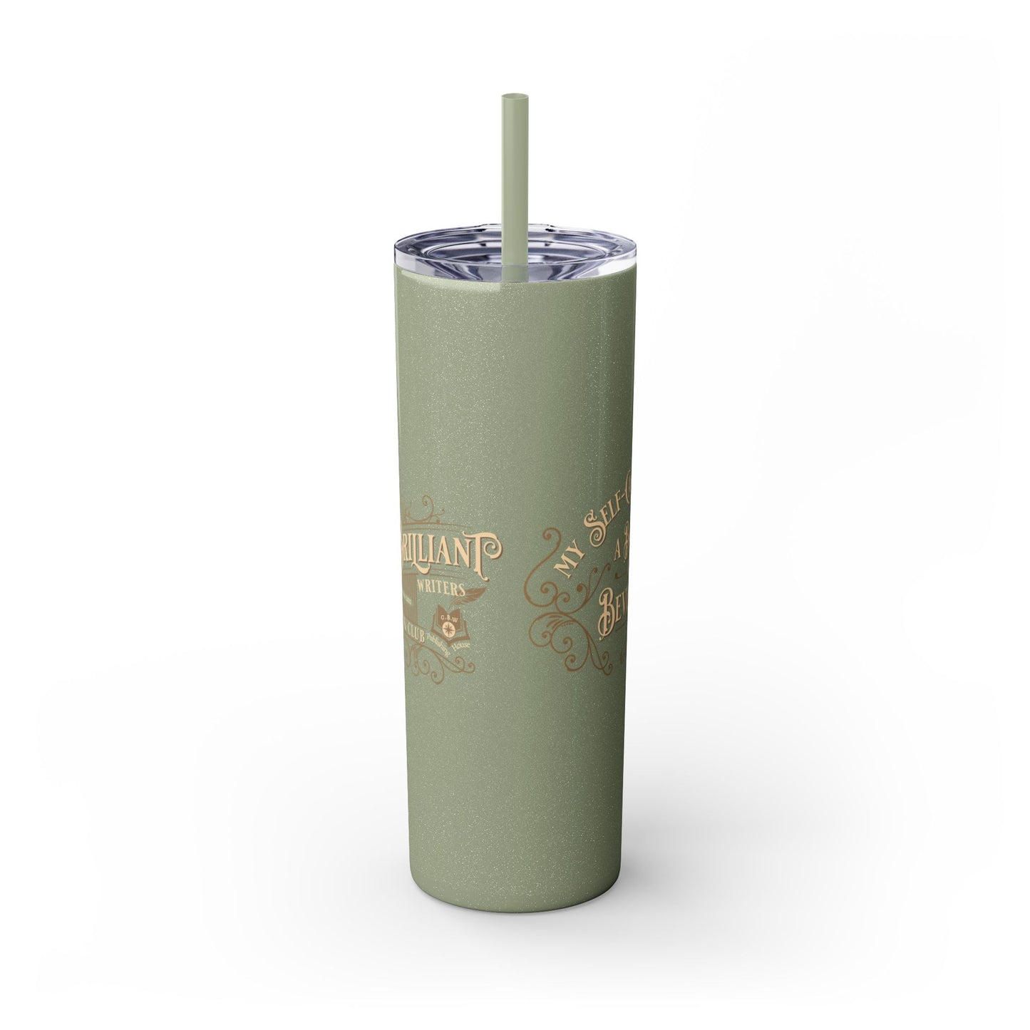 SAMPLE Book & Beverage Skinny Tumbler, 20oz
