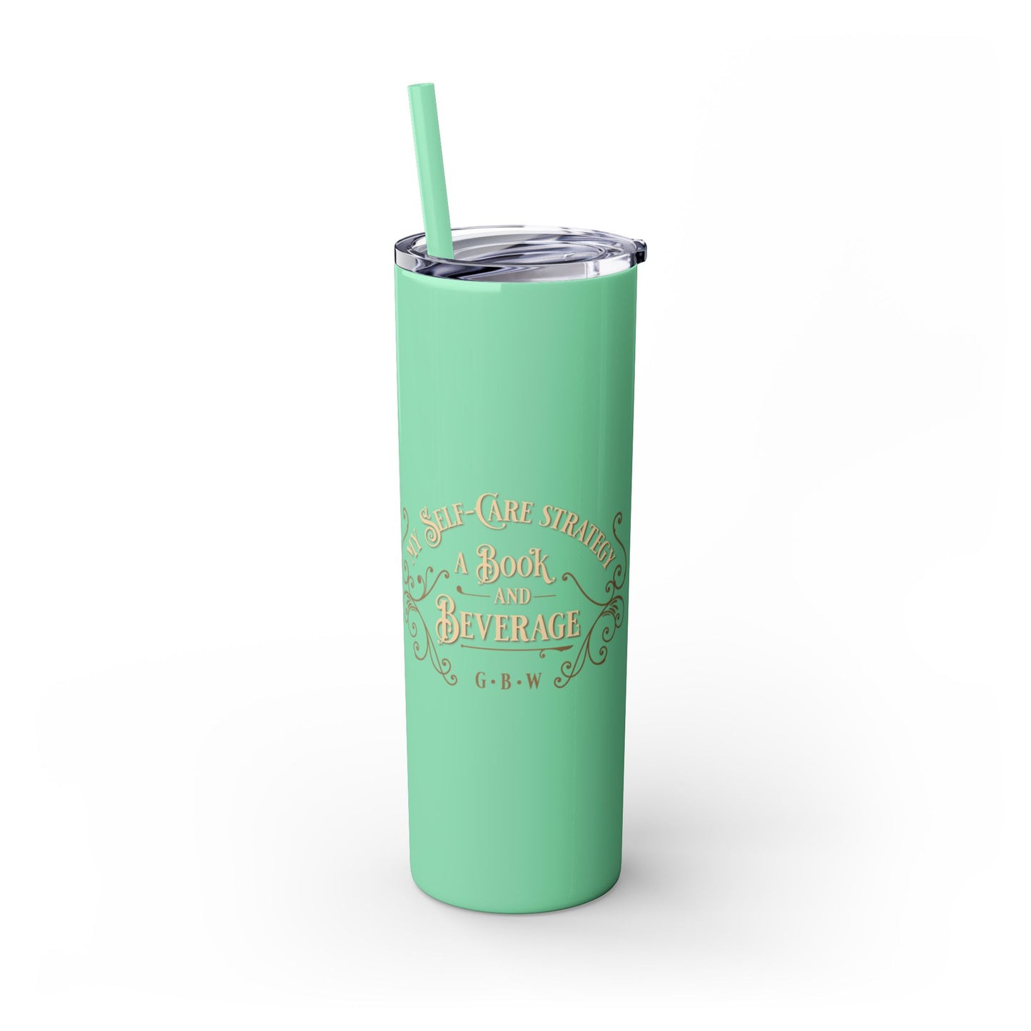 SAMPLE Book & Beverage Skinny Tumbler, 20oz