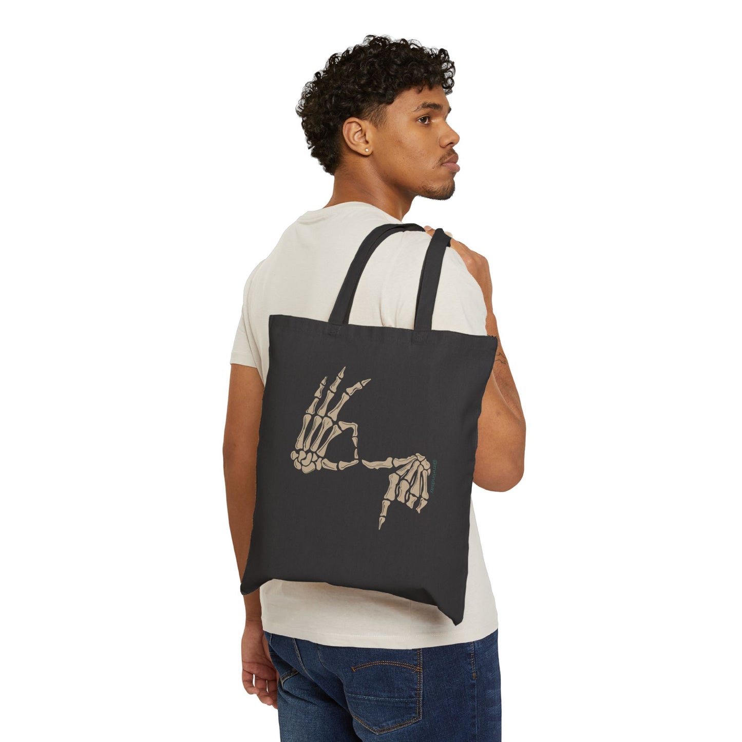 Mr. Lindsay Certified 67 Skeleton Canvas Tote Bag