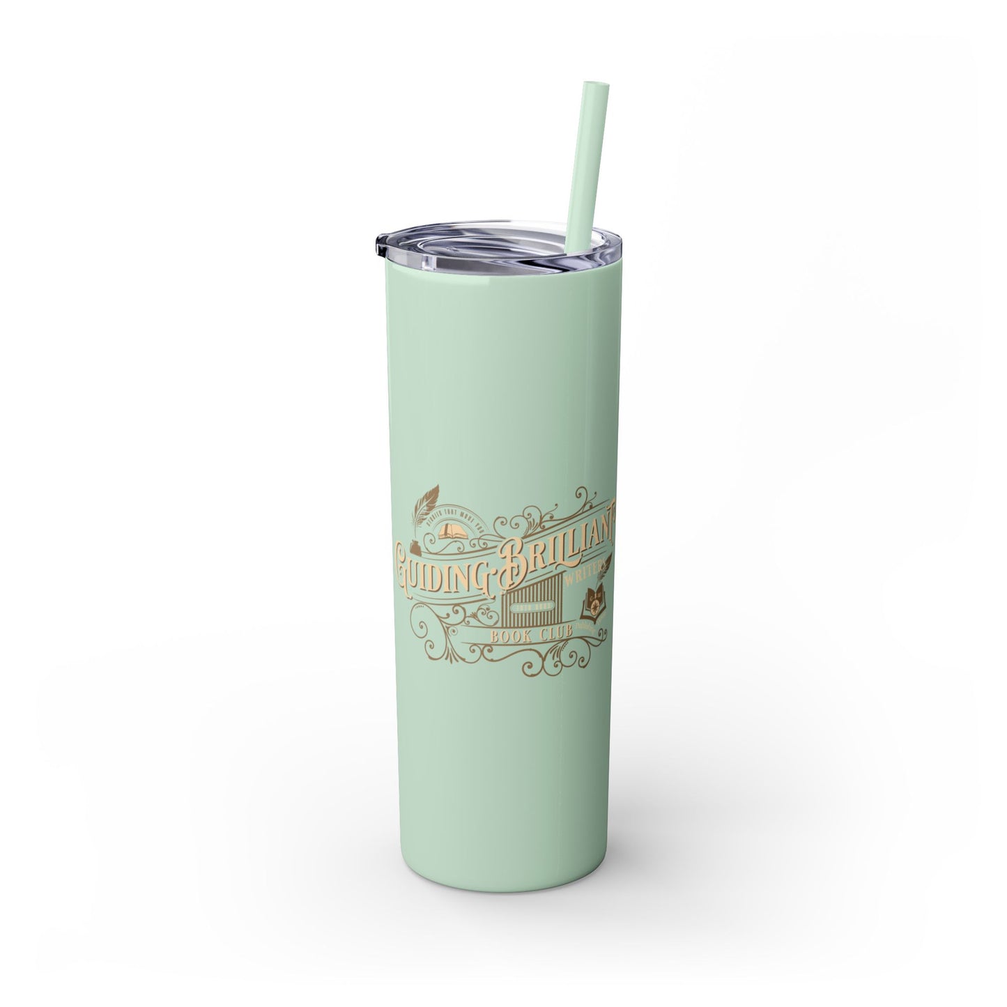 SAMPLE Book & Beverage Skinny Tumbler, 20oz
