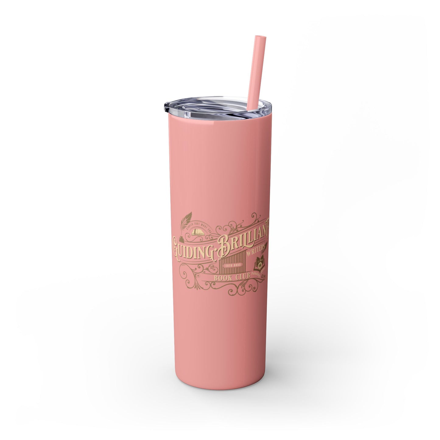 SAMPLE Book & Beverage Skinny Tumbler, 20oz