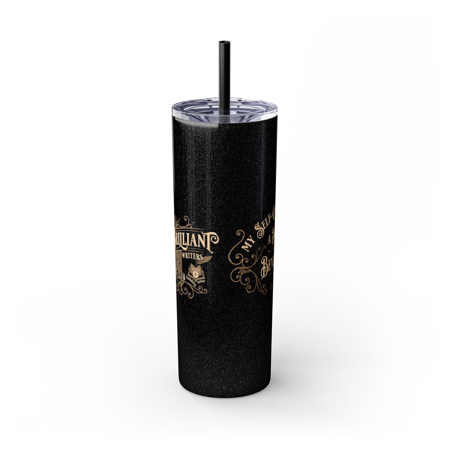 SAMPLE Book & Beverage Skinny Tumbler, 20oz