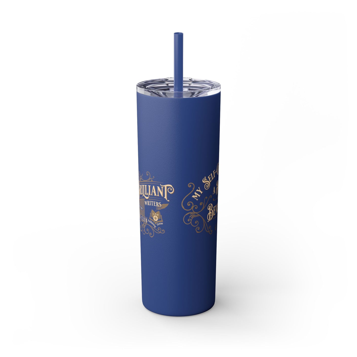 SAMPLE Book & Beverage Skinny Tumbler, 20oz