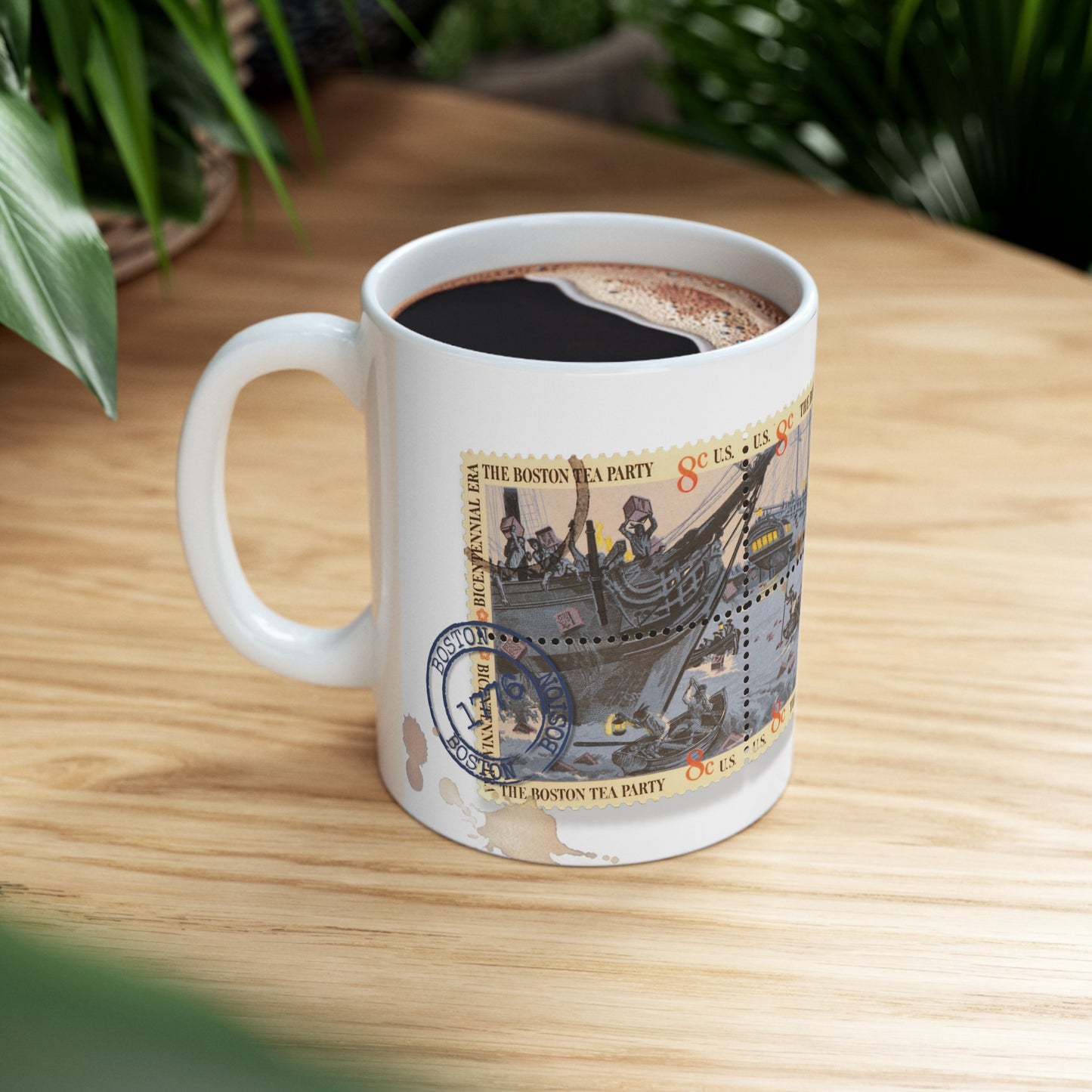 Tea Party Ceramic Mug, 11oz