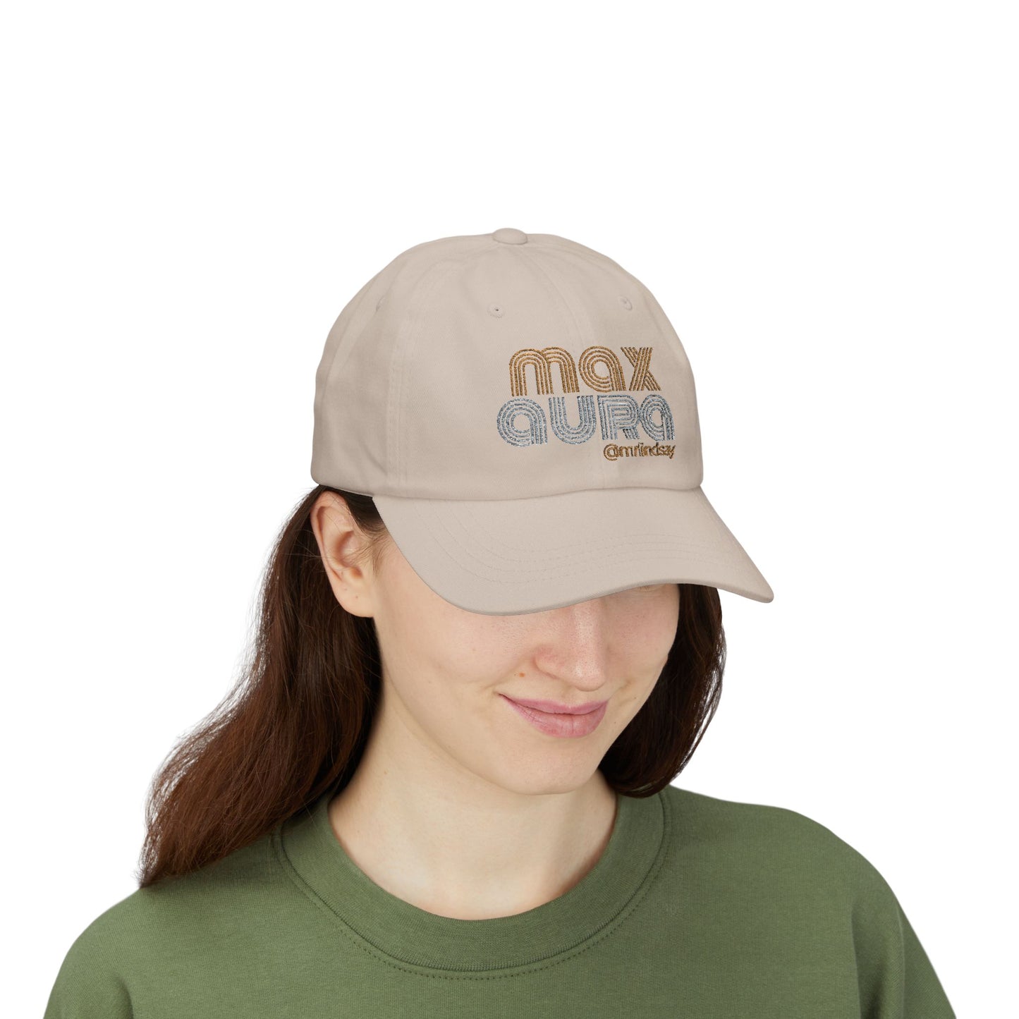 Mr. Lindsay Embroidered Max Aura Dad Cap