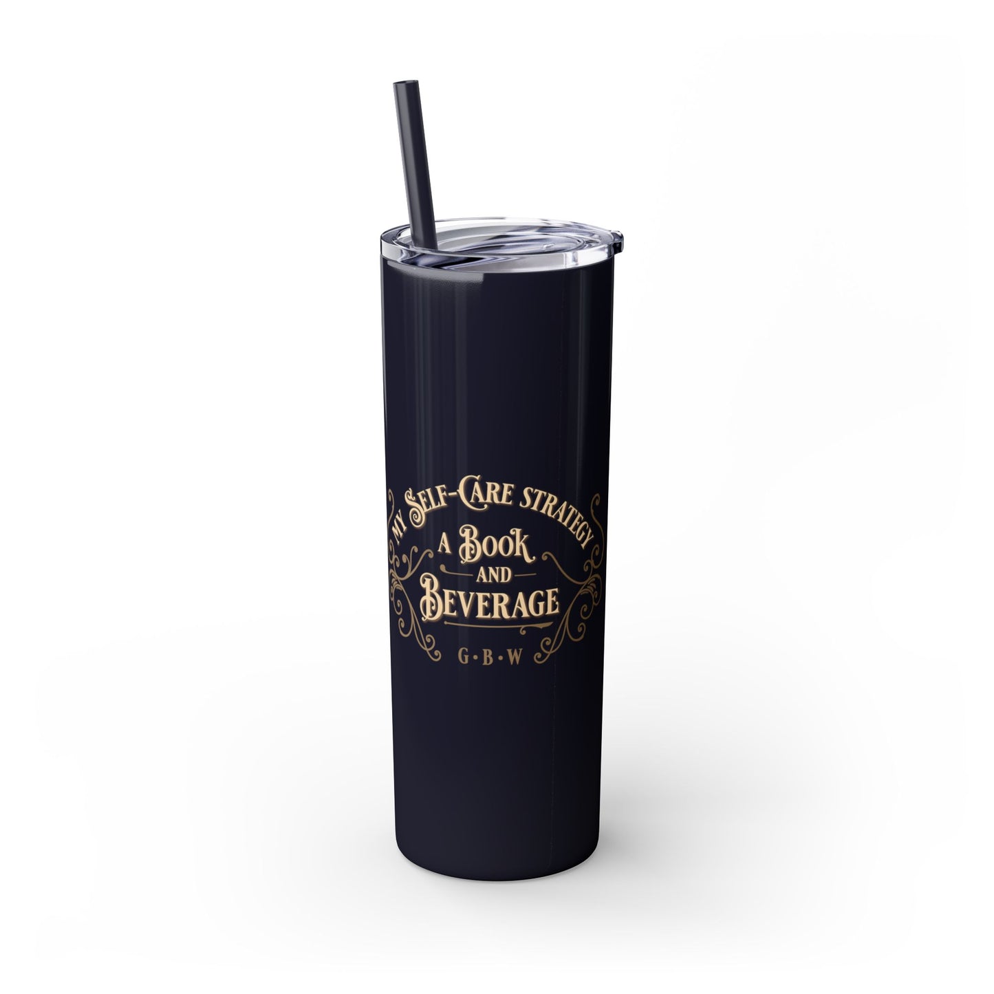 SAMPLE Book & Beverage Skinny Tumbler, 20oz