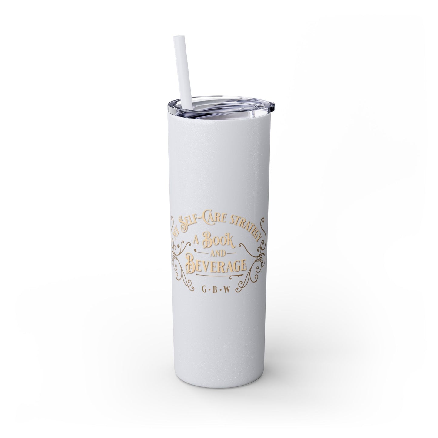 SAMPLE Book & Beverage Skinny Tumbler, 20oz