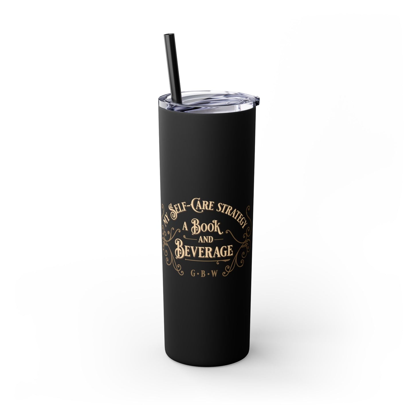 SAMPLE Book & Beverage Skinny Tumbler, 20oz