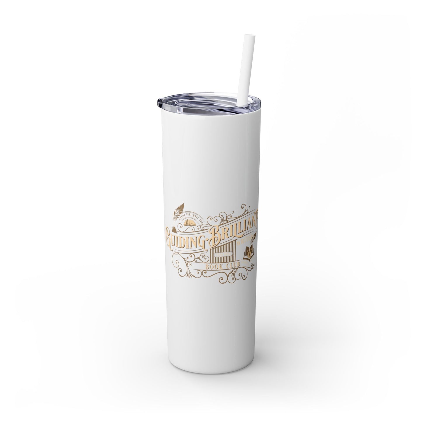 SAMPLE Book & Beverage Skinny Tumbler, 20oz