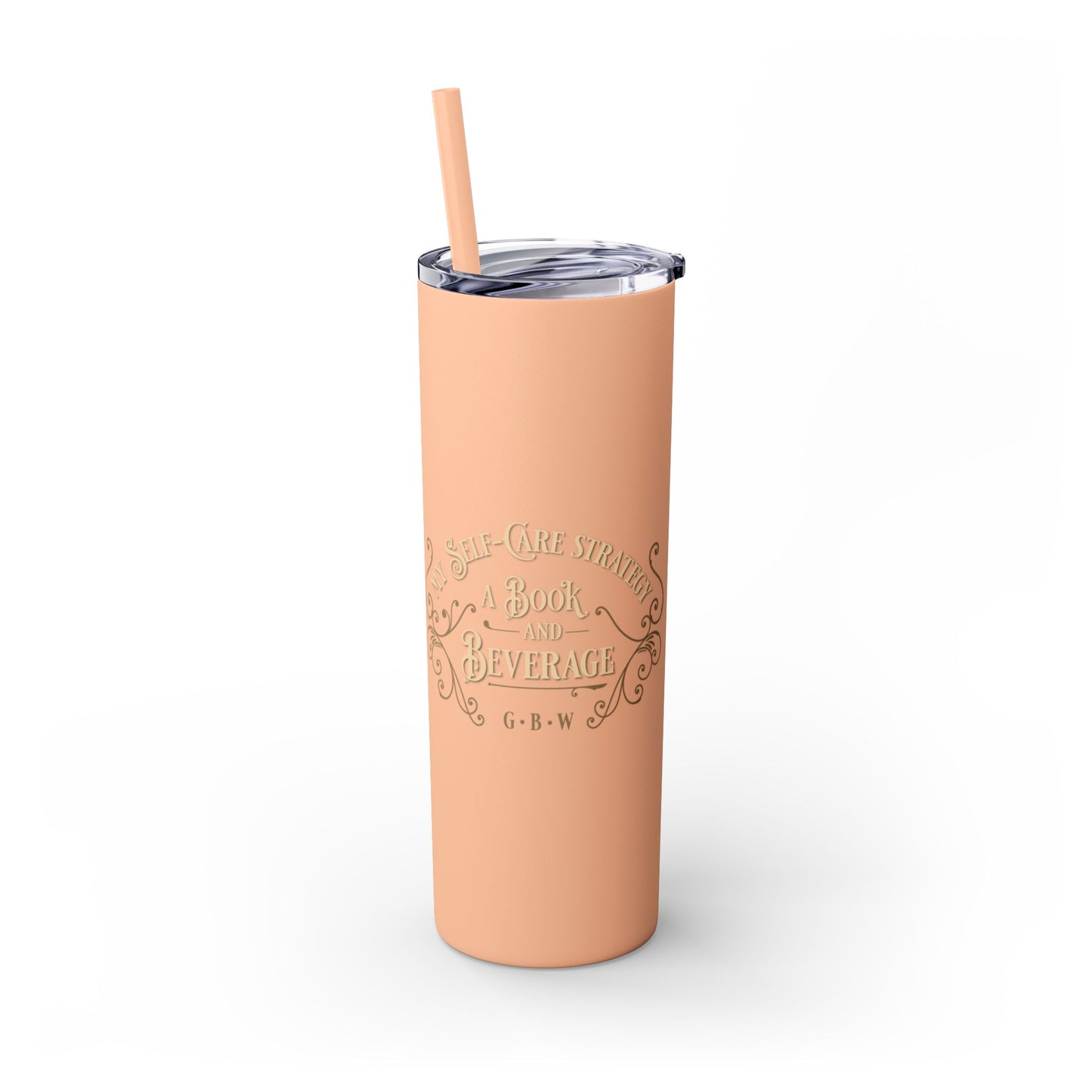SAMPLE Book & Beverage Skinny Tumbler, 20oz