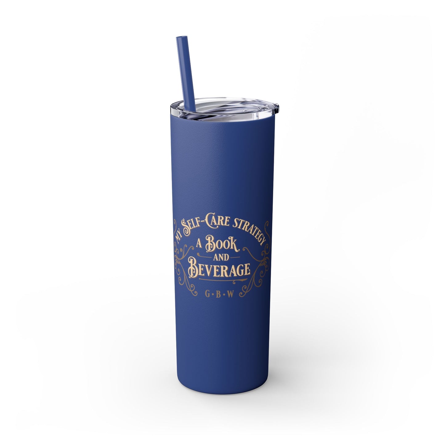 SAMPLE Book & Beverage Skinny Tumbler, 20oz