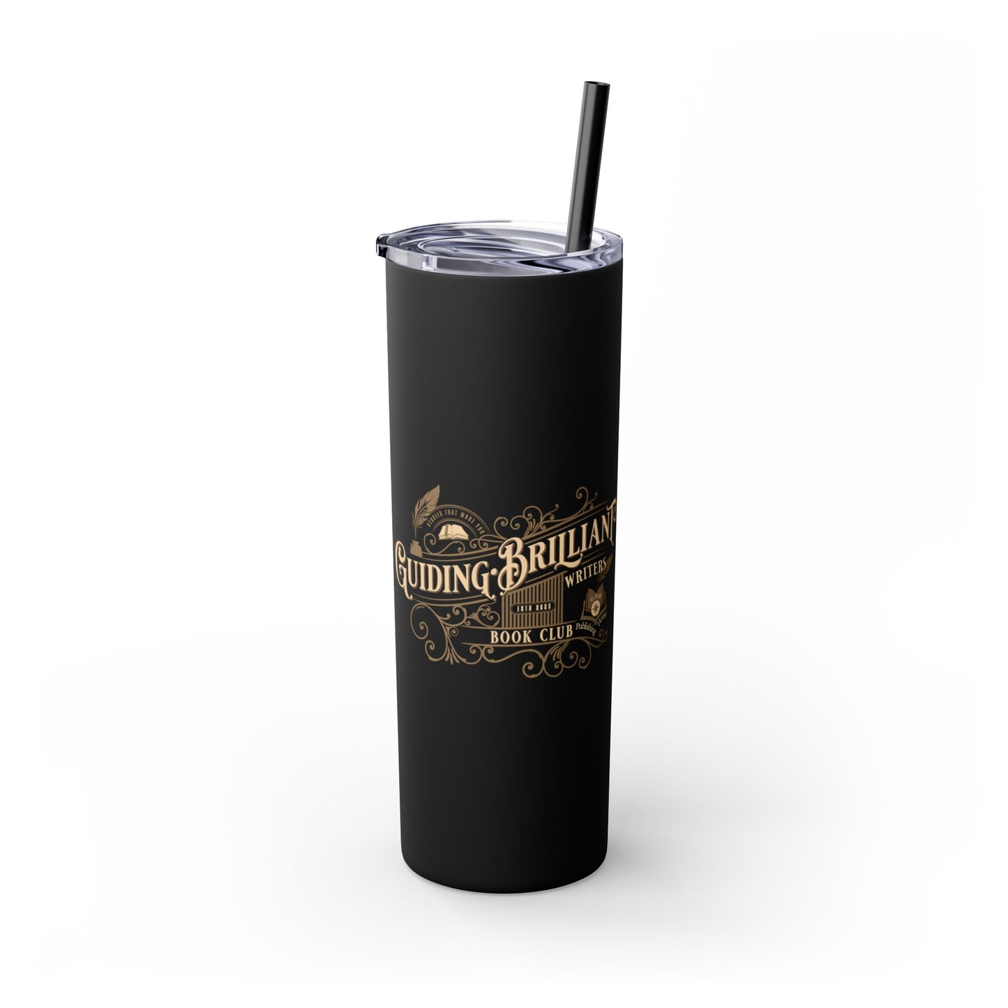 SAMPLE Book & Beverage Skinny Tumbler, 20oz