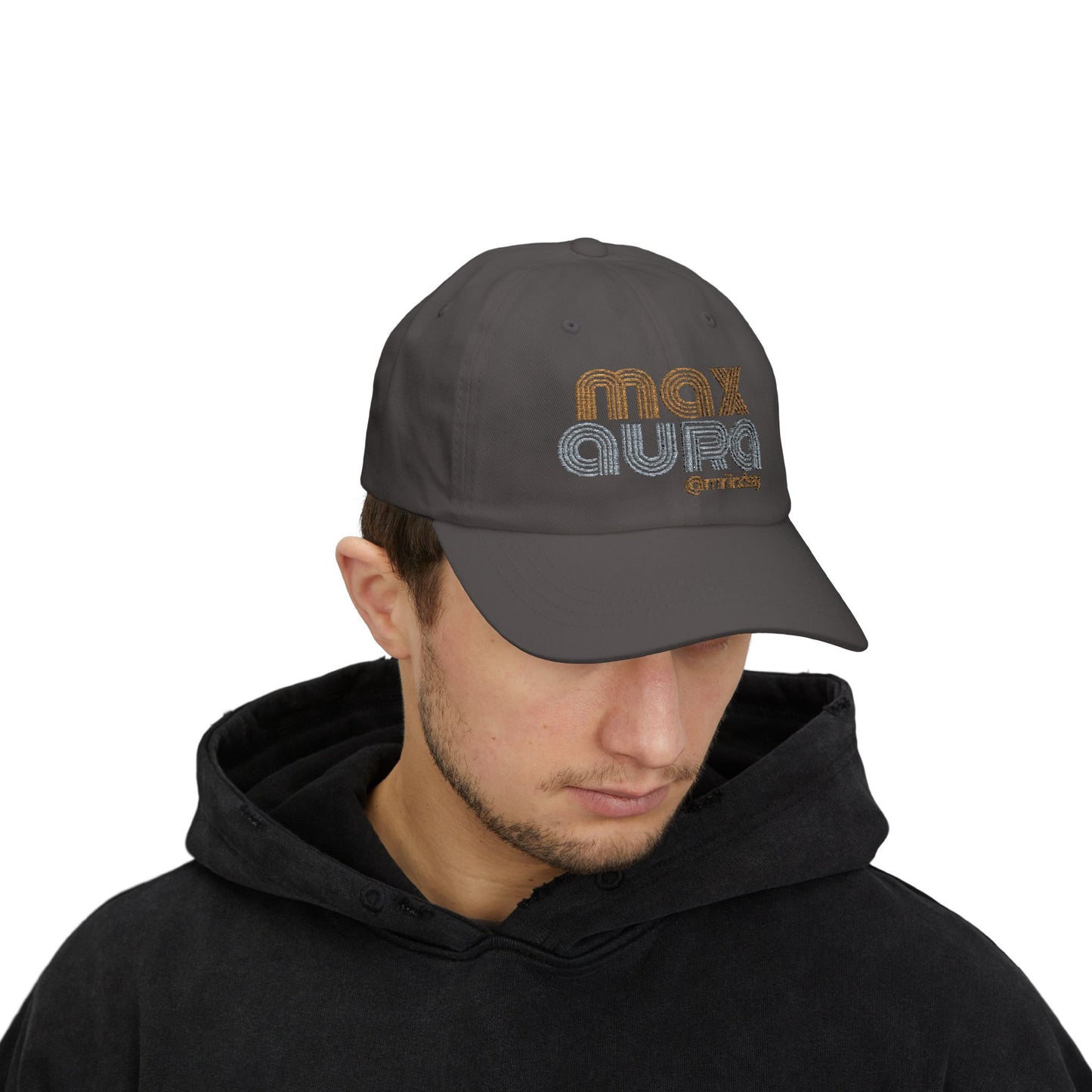 Mr. Lindsay Embroidered Max Aura Dad Cap