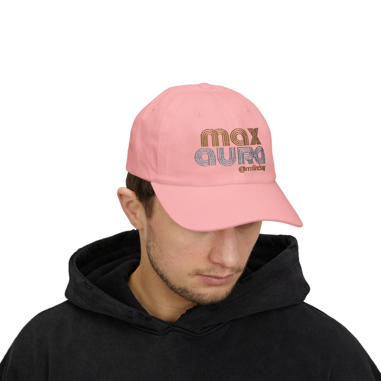 Mr. Lindsay Embroidered Max Aura Dad Cap