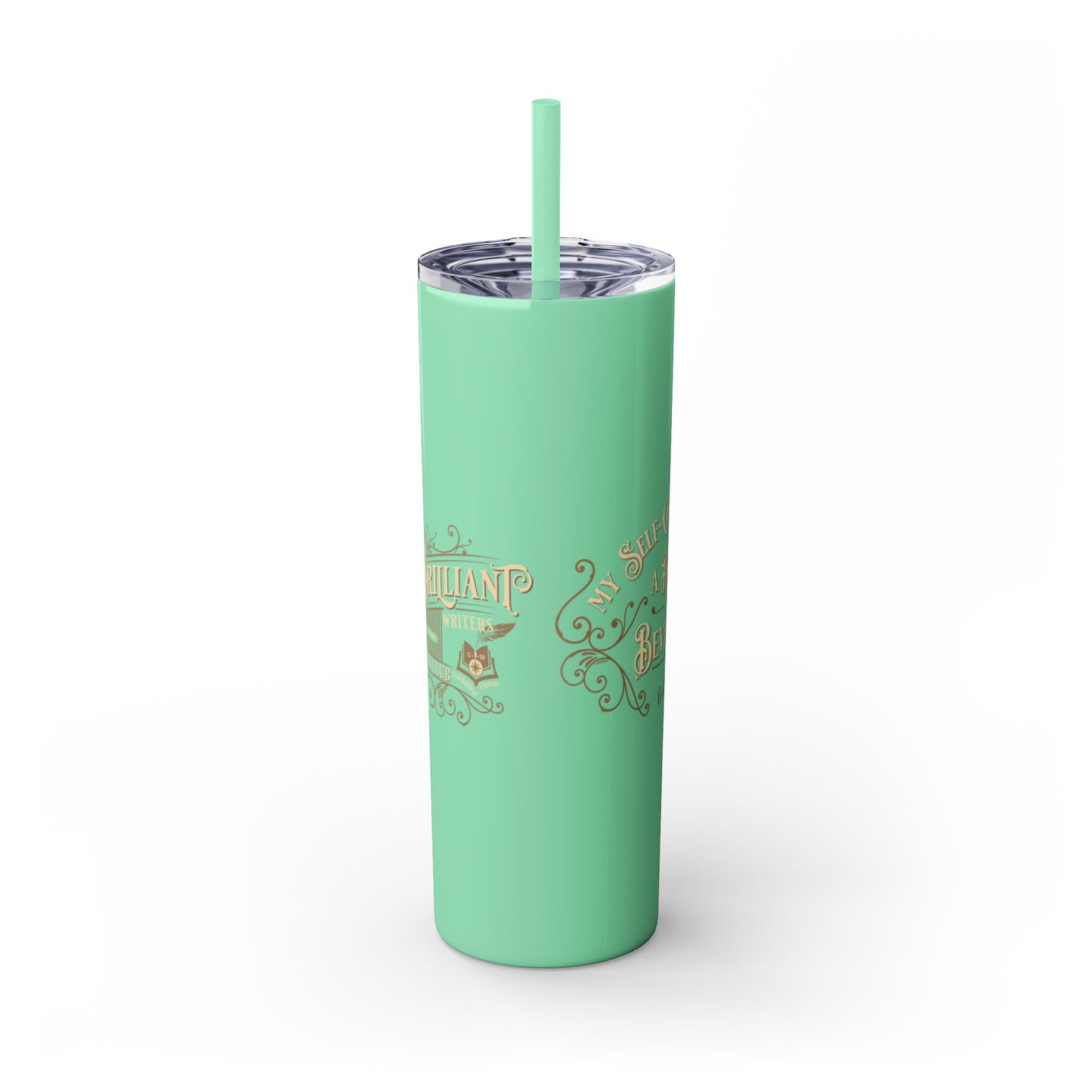 SAMPLE Book & Beverage Skinny Tumbler, 20oz