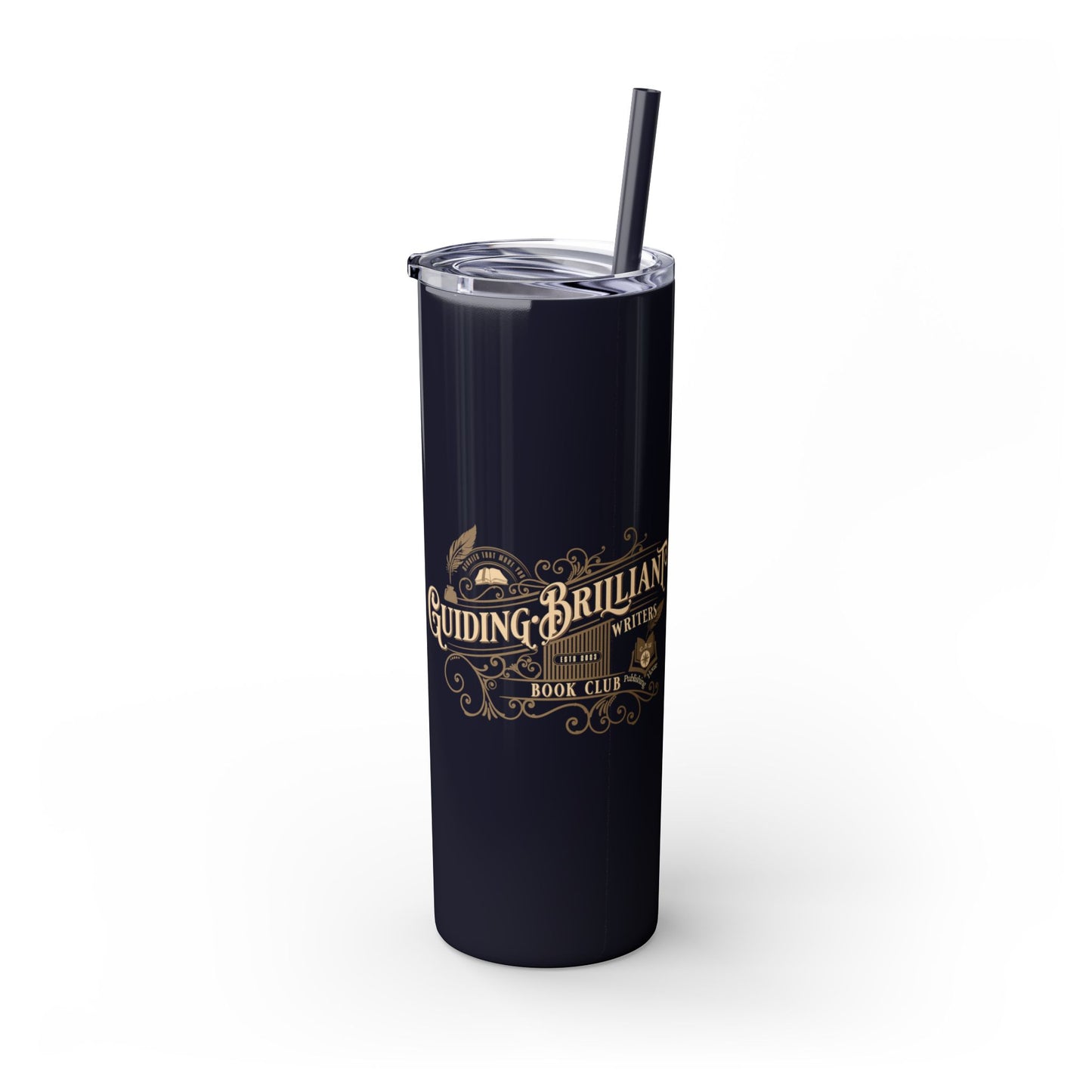 SAMPLE Book & Beverage Skinny Tumbler, 20oz