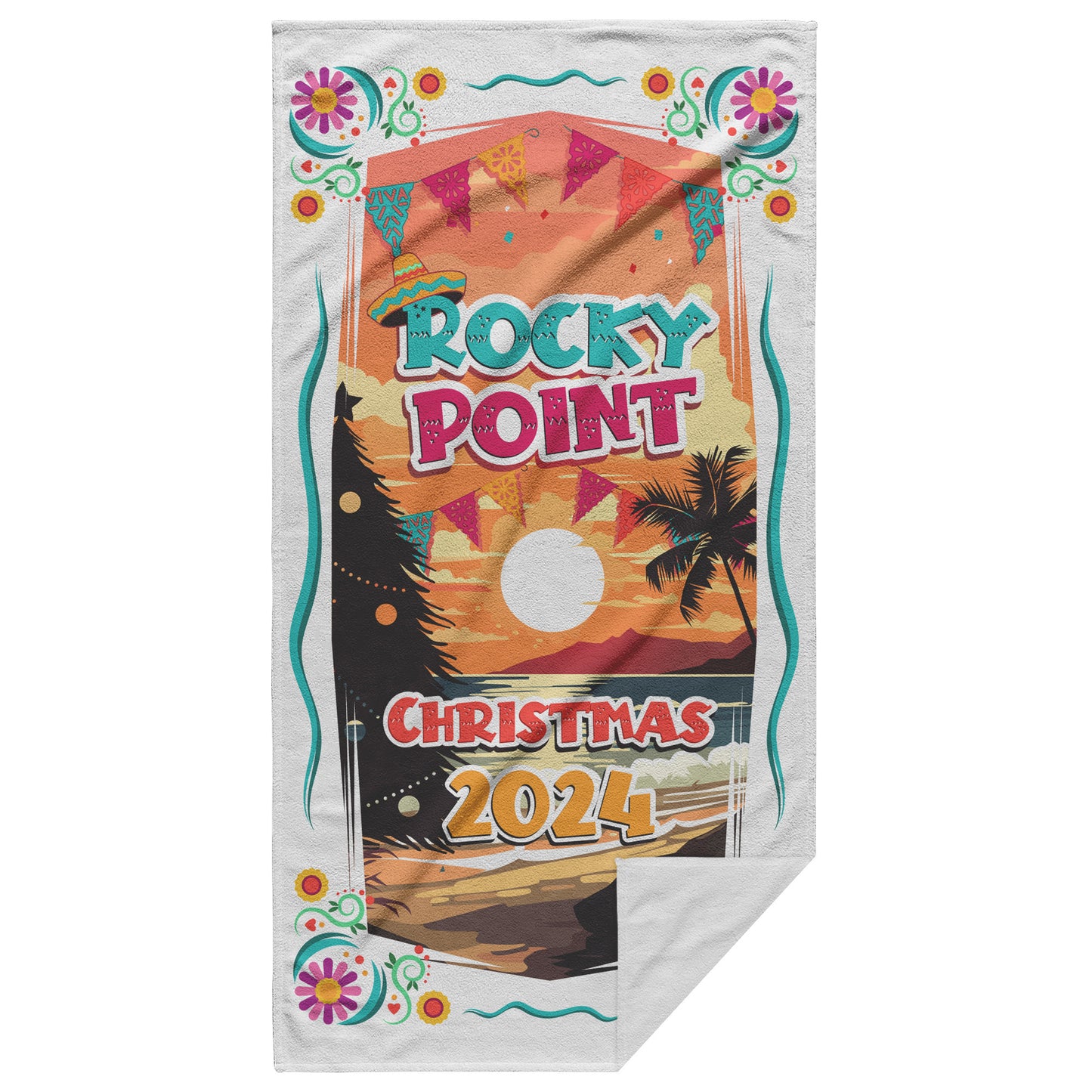 Custom Rocky Point Christmas Towel