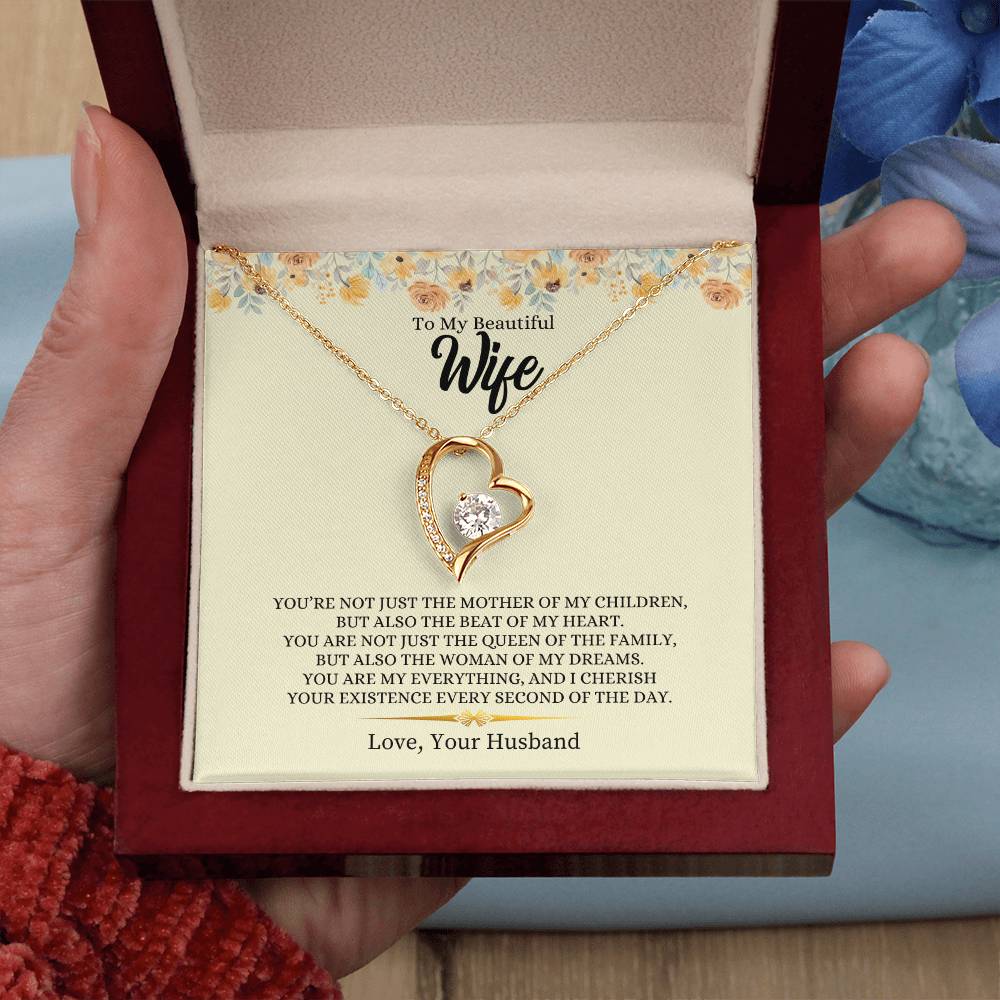 To My Beautiful Wife | You Are My Everything - Forever Love Necklace