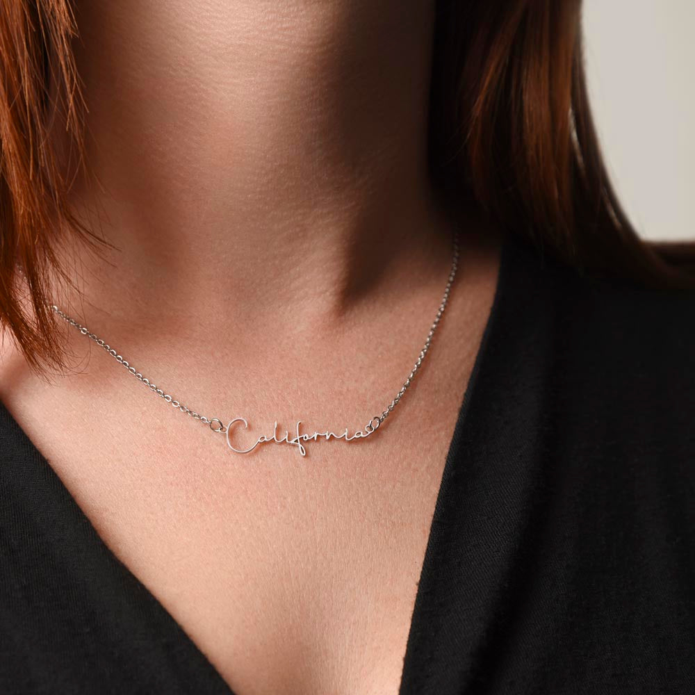 2025 Word of the Year Personalized Necklace