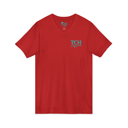 TCH Chest Logo V-Neck Tee