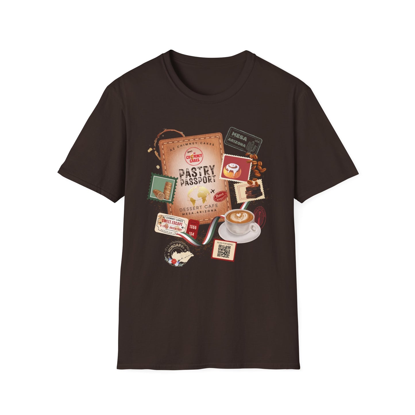 AZ Chimney Cake Pastry Passport Tee