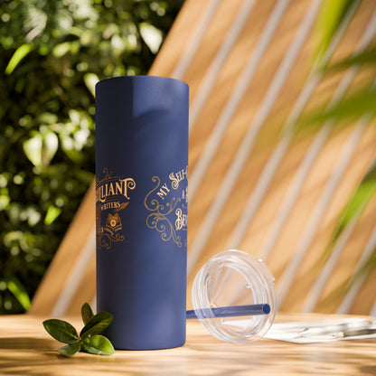 SAMPLE Book & Beverage  Skinny Tumbler, 20oz
