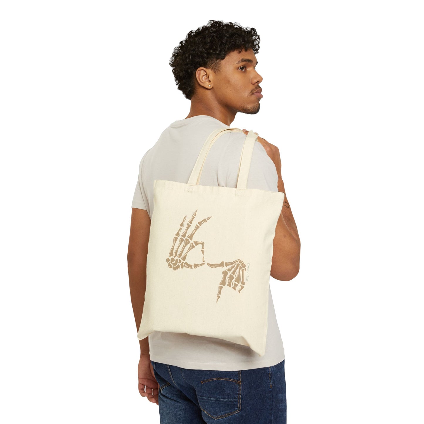 Mr. Lindsay Certified 67 Skeleton Canvas Tote Bag