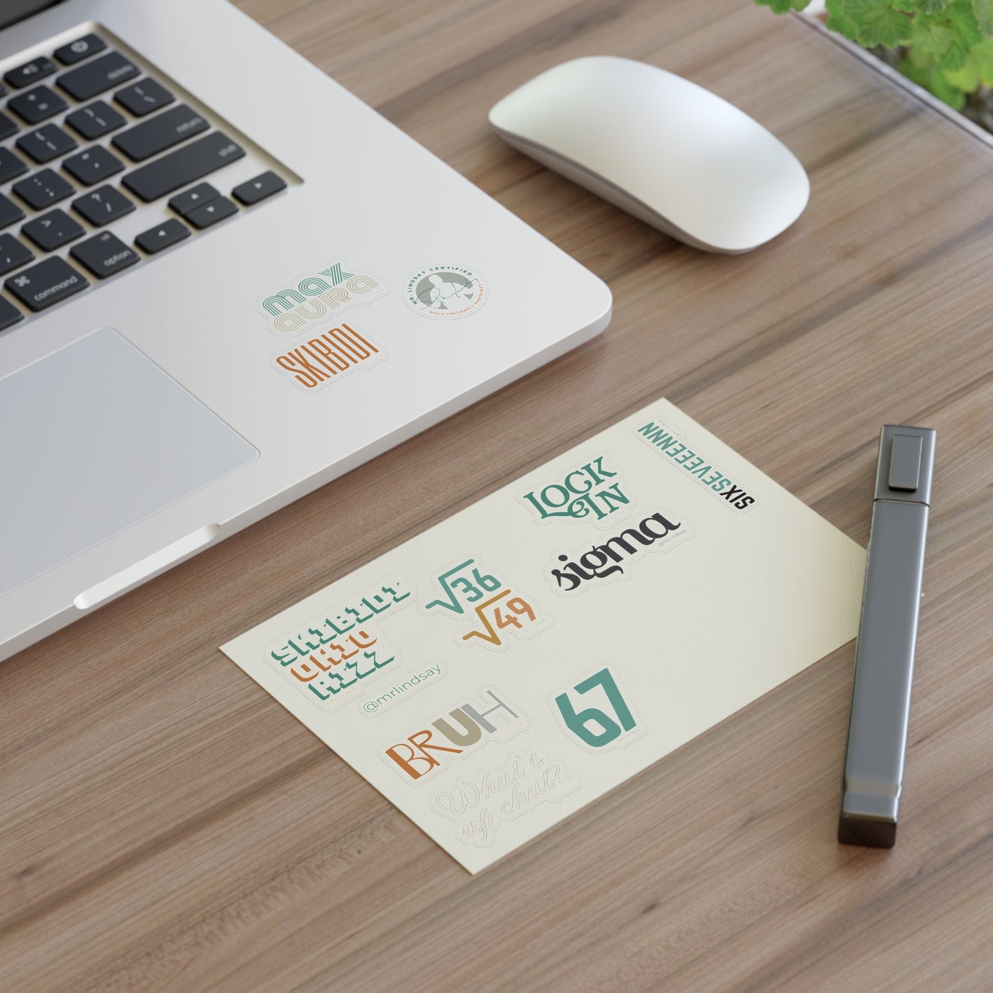 Gen Alpha Aesthetic Sticker Set - Mr. Lindsay Certified