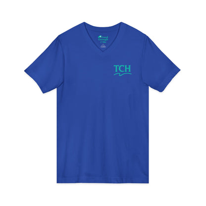 TCH Chest Logo V-Neck Tee