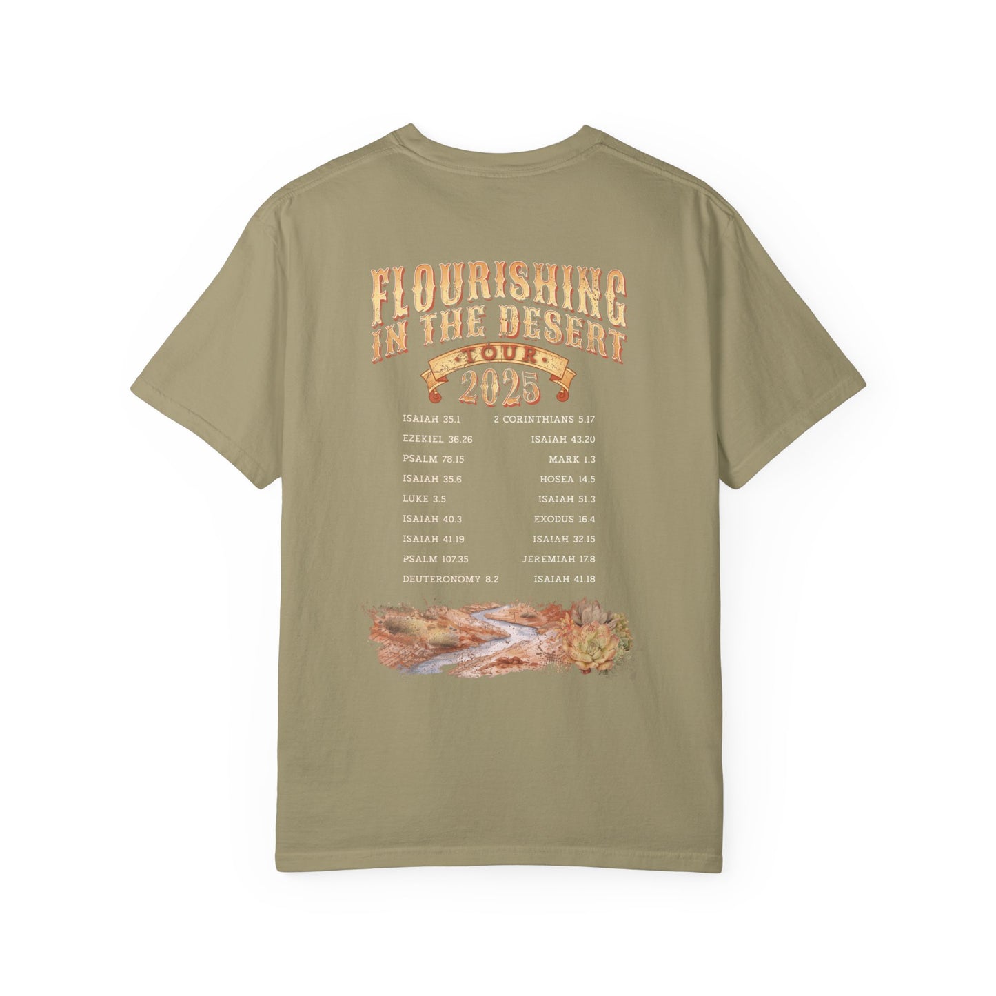 Flourishing in the Desert Tour Shirt 2025
