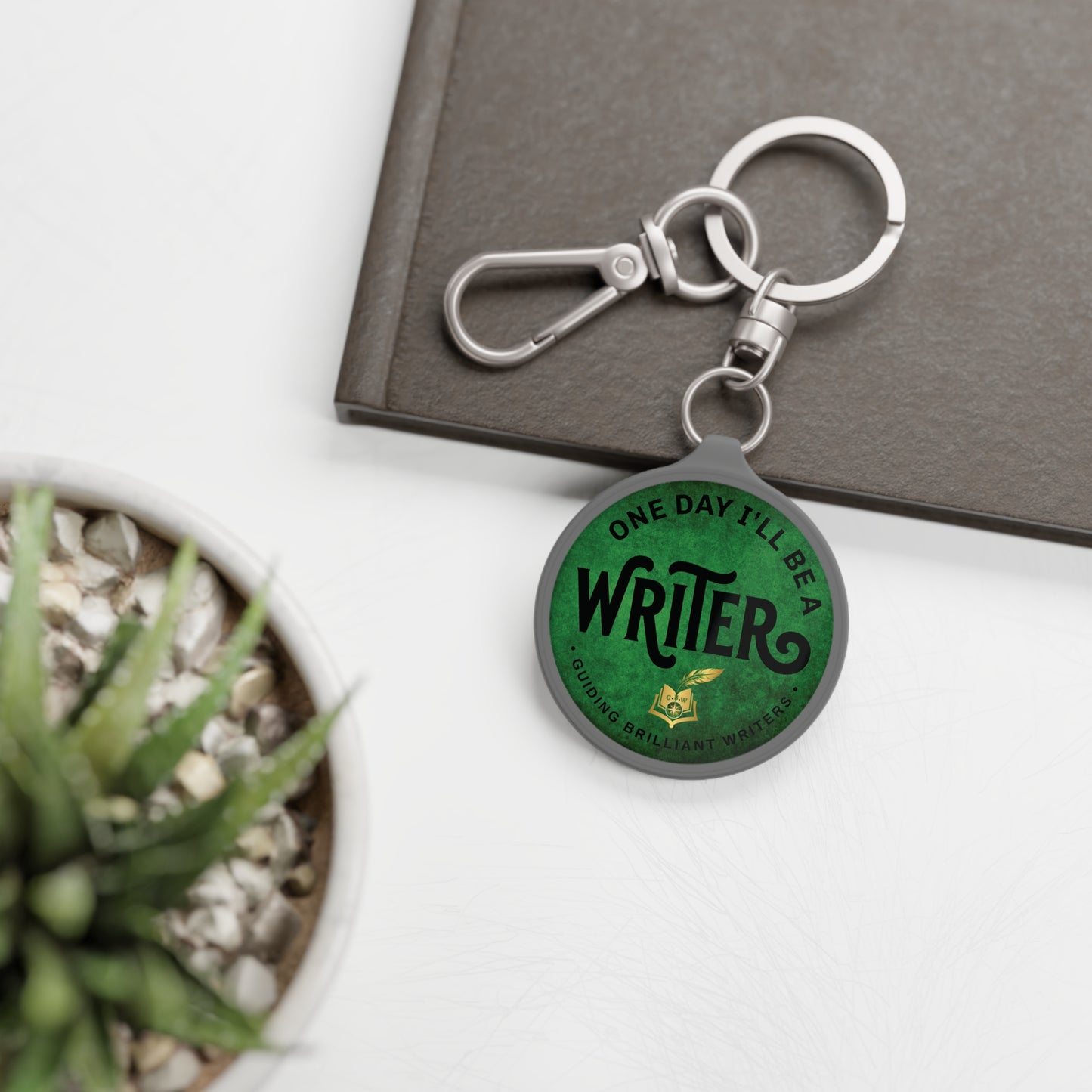 GBW One Day I’ll Be a Writer Bag Charm & Key Ring