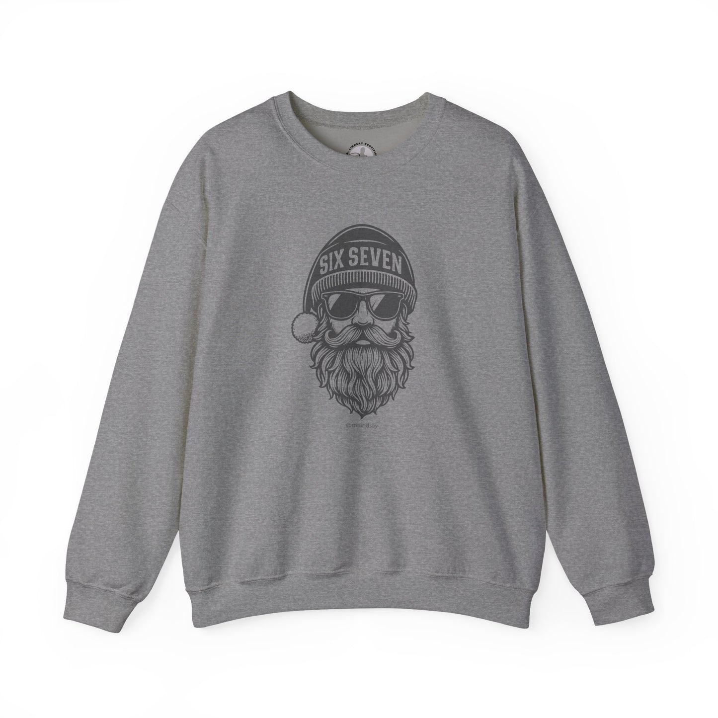 Six Seven Santa Crewneck Sweatshirt - Mr. Lindsay Certified